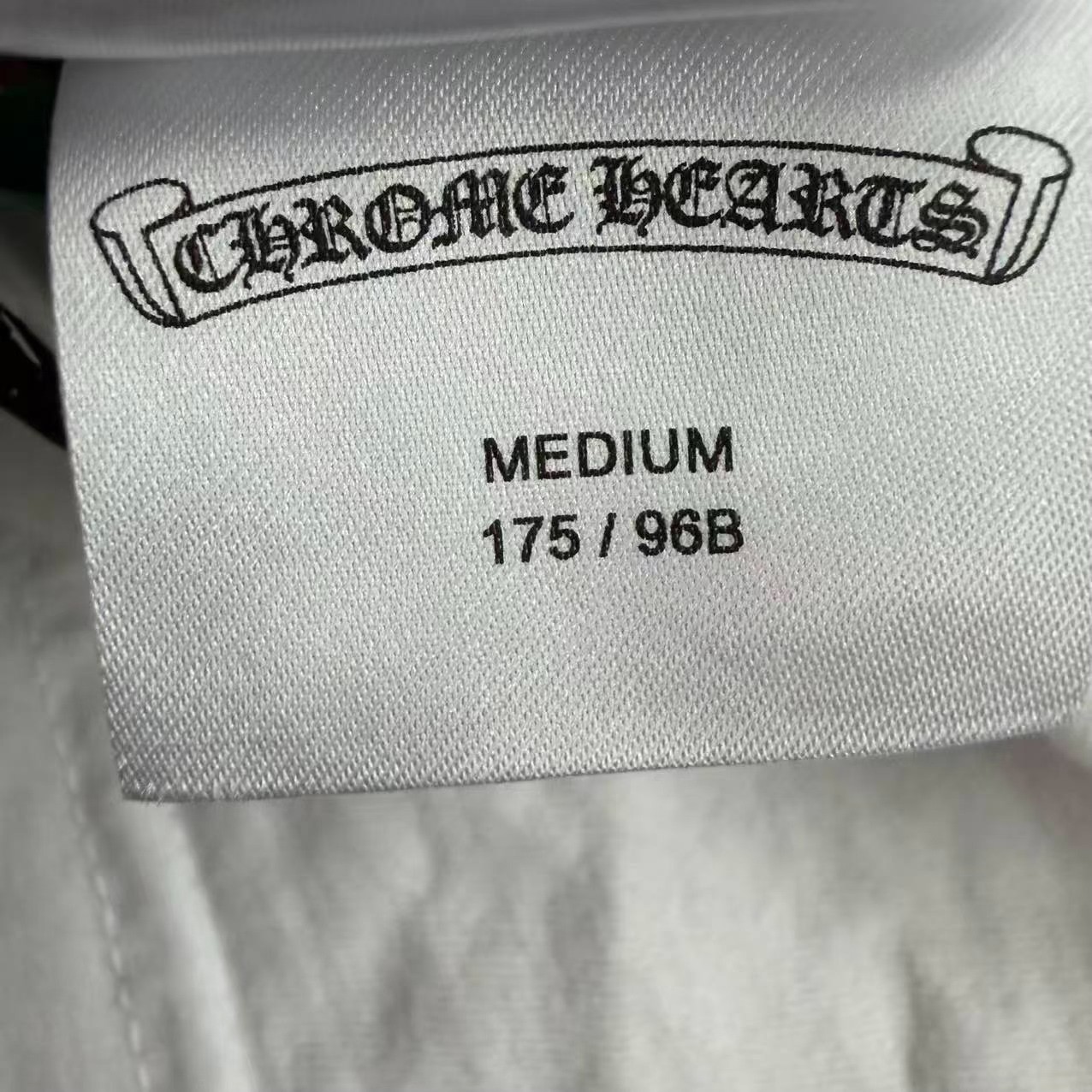Chrome Hearts Pink White Short Sleeve T-Shirt — label