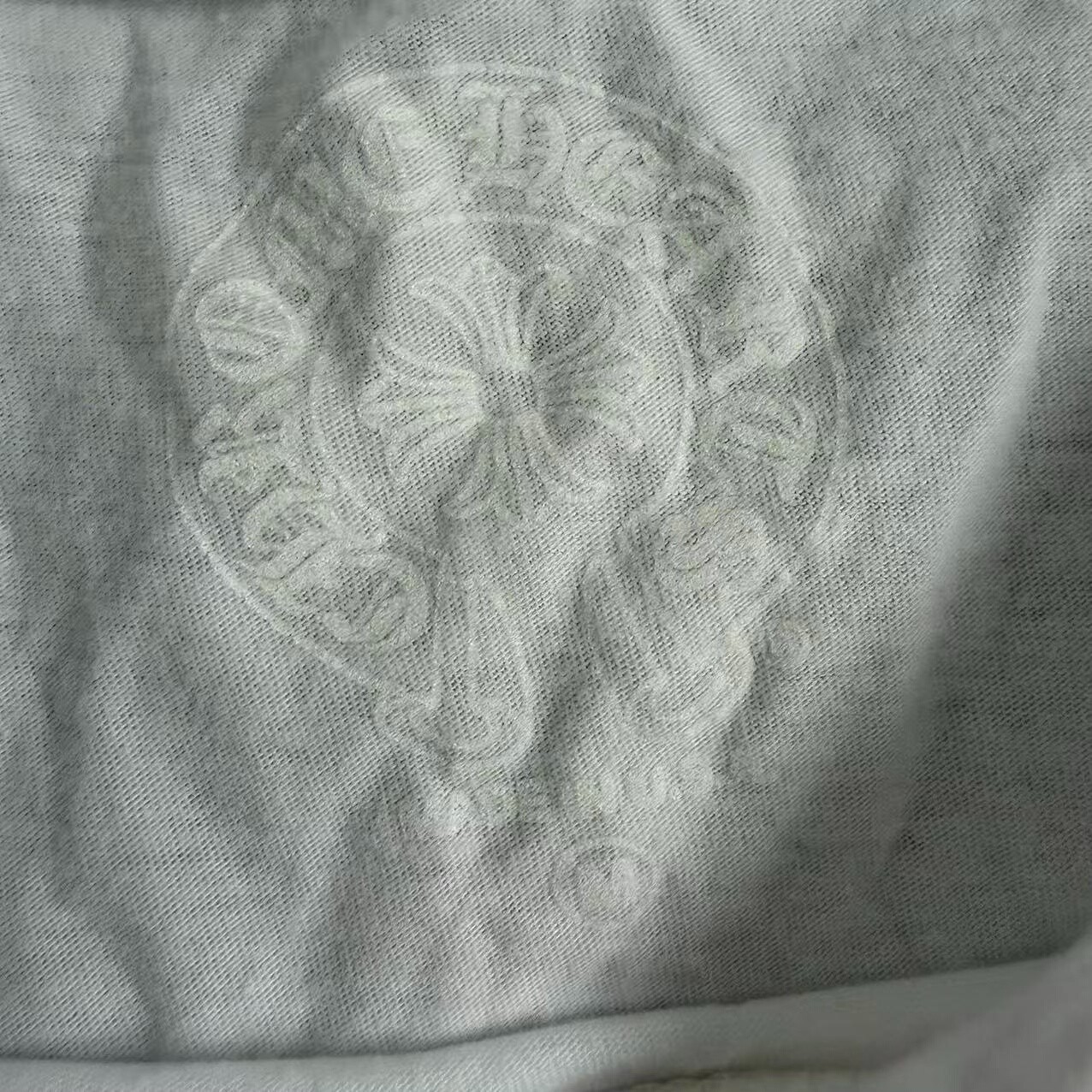 Chrome Hearts Pink White Short Sleeve T-Shirt — detail