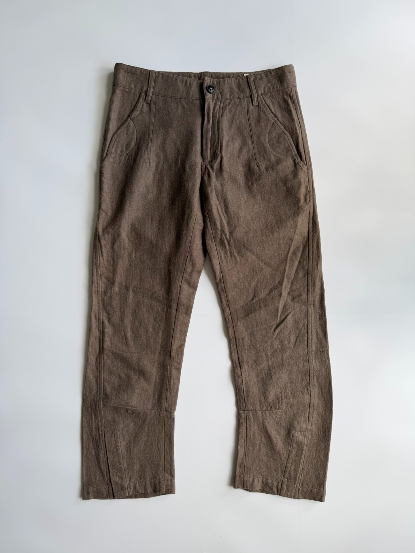 Ann Demeulemeester Curved Trousers