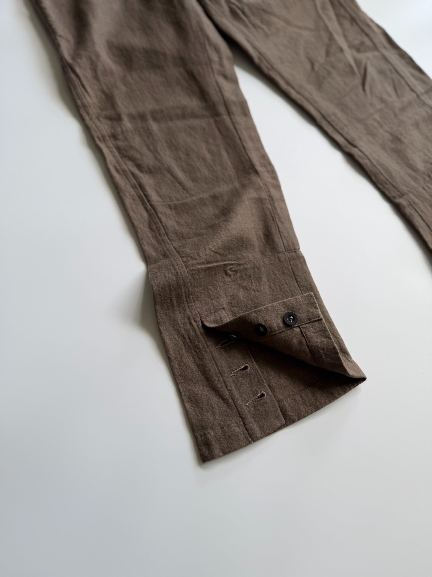 Ann Demeulemeester Curved Trousers — back