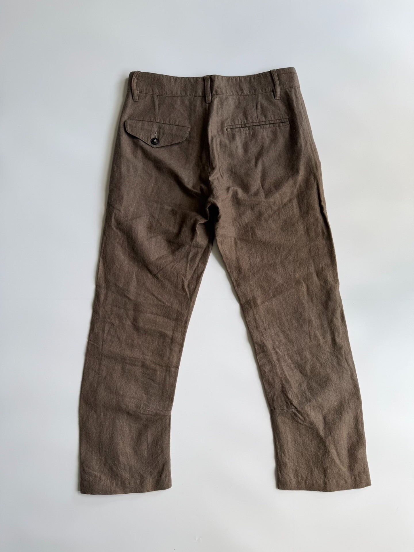 Ann Demeulemeester Curved Trousers — front