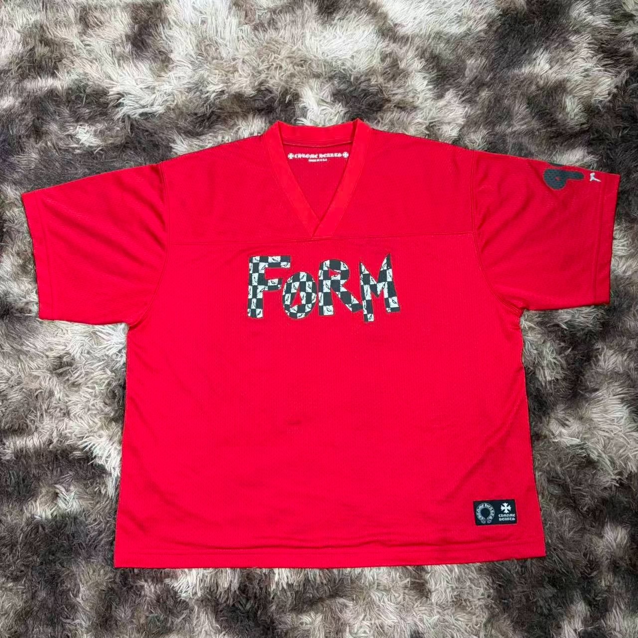 Chrome Hearts Mattyboy Red Hockey Jersey