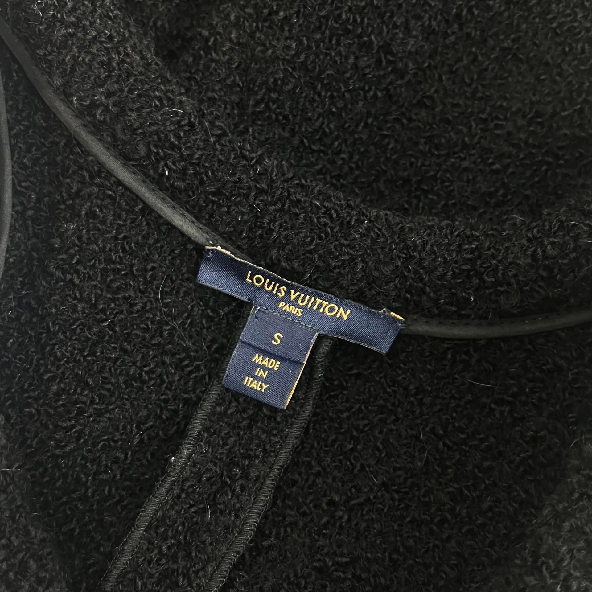Louis Vuitton Black Sequined Sleeveless Dress — back