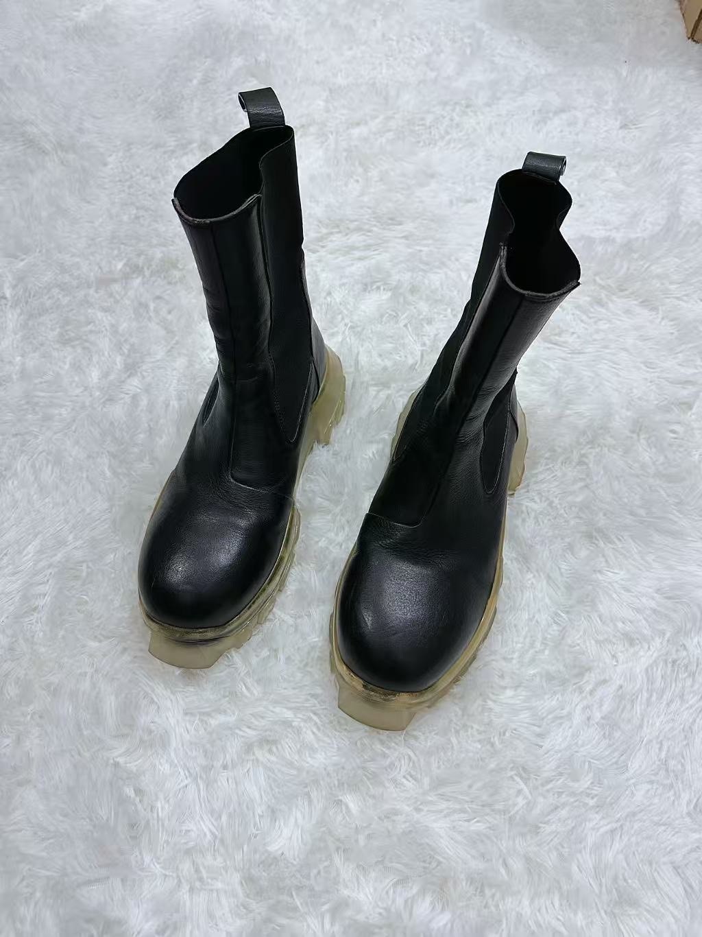 Rick Owens Octopus Sole Chelsea Boots — front