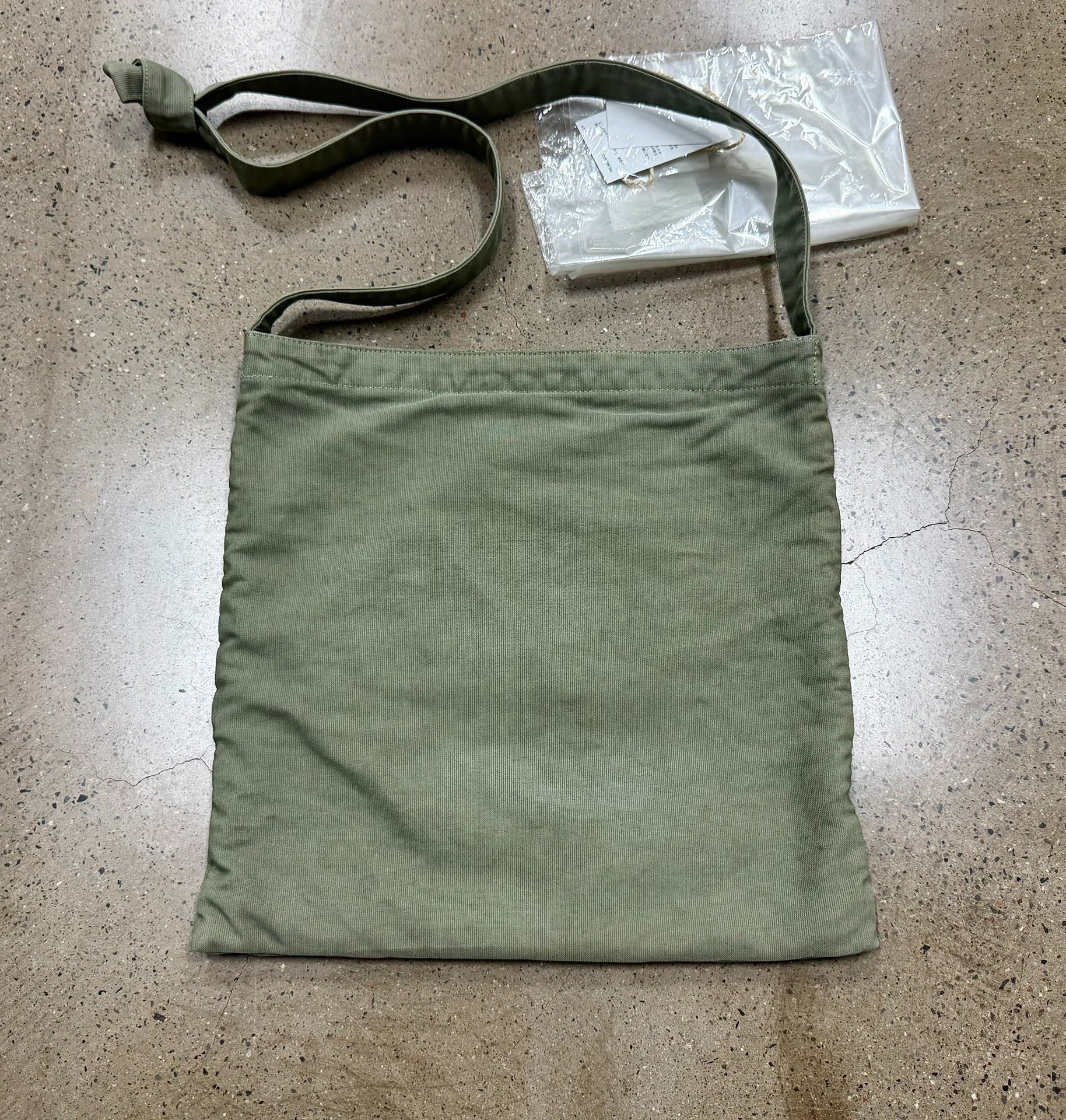 Visvim ICT Limited Musette Bag — label
