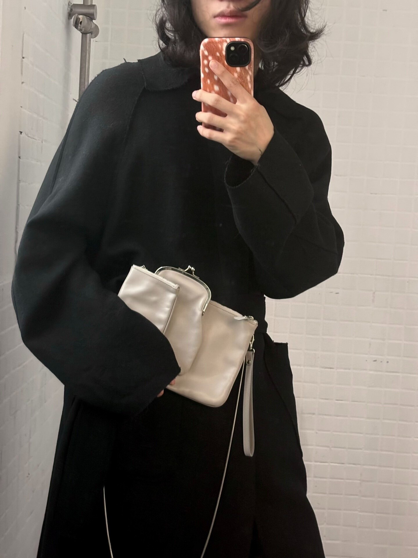 Margiela Deconstructed Chain Kiss-Lock Bag