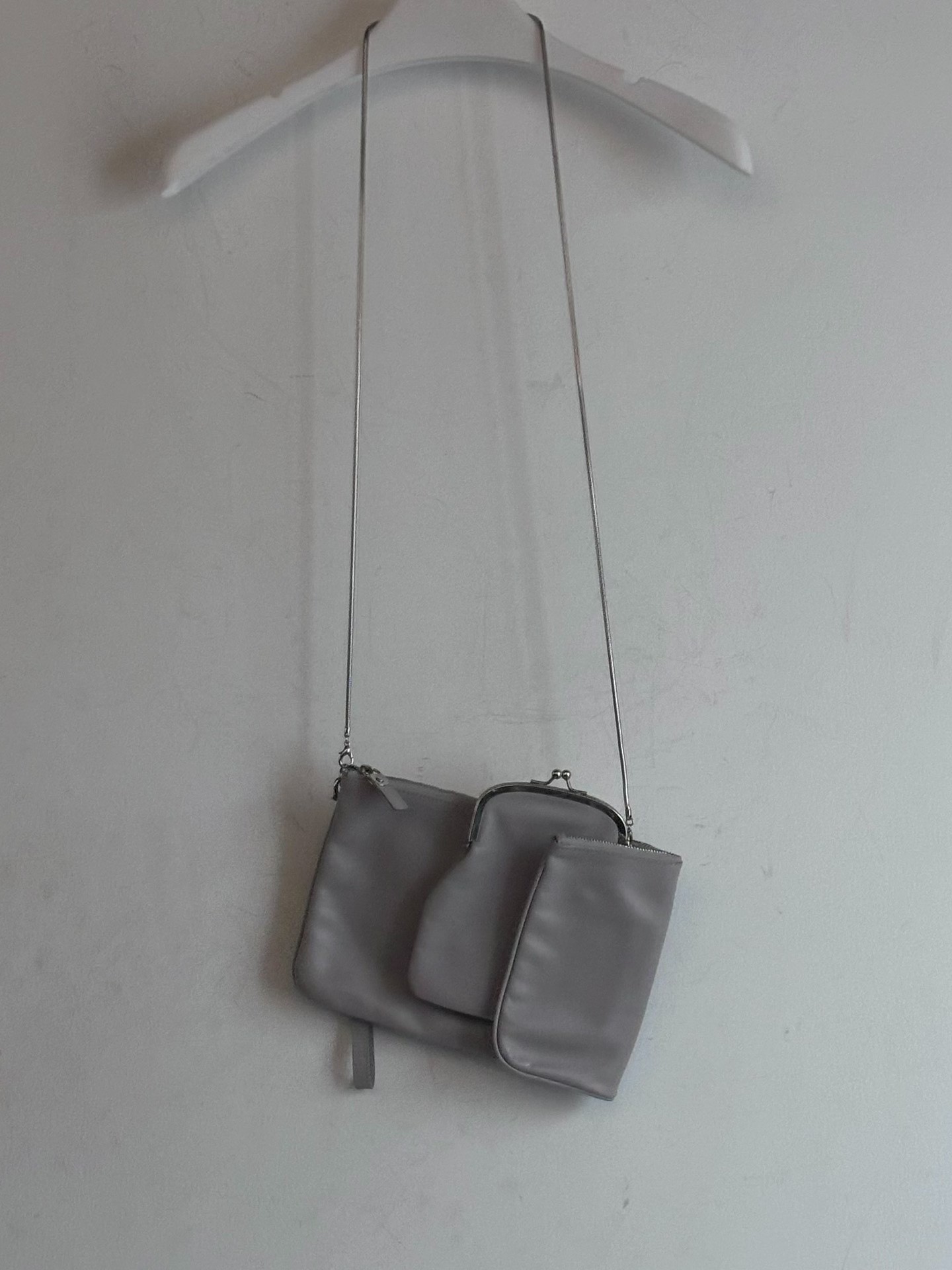 Margiela Deconstructed Chain Kiss-Lock Bag — back