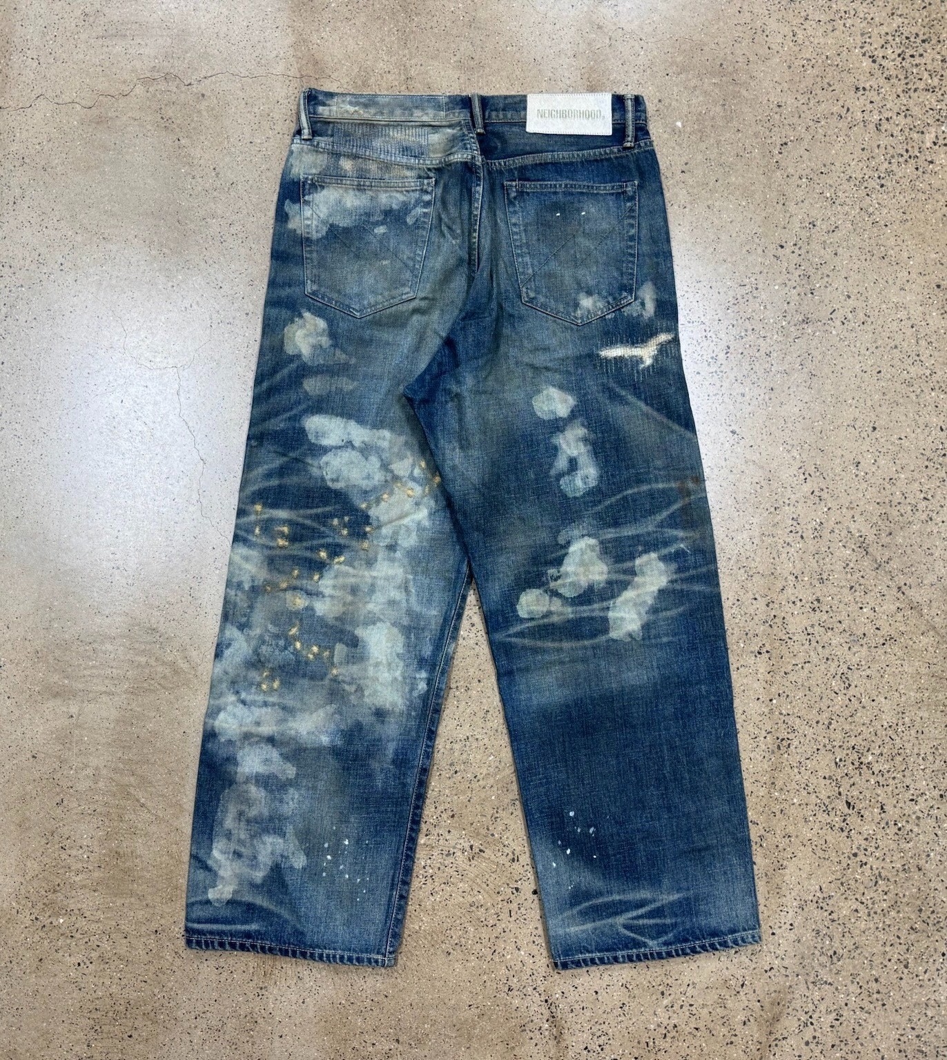 Neighborhood 24SS DP-WIDE Jeans — front