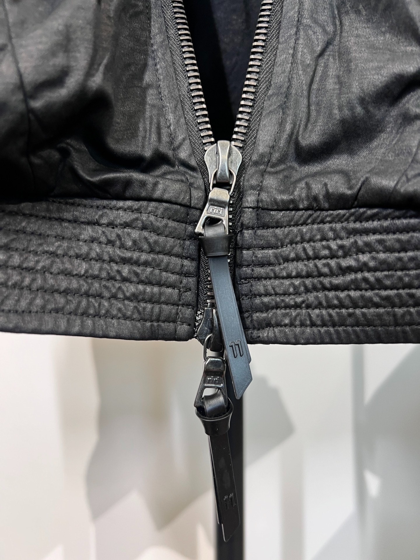 Boris Bidjan Saberi TRST1 Stand Collar Jacket — label