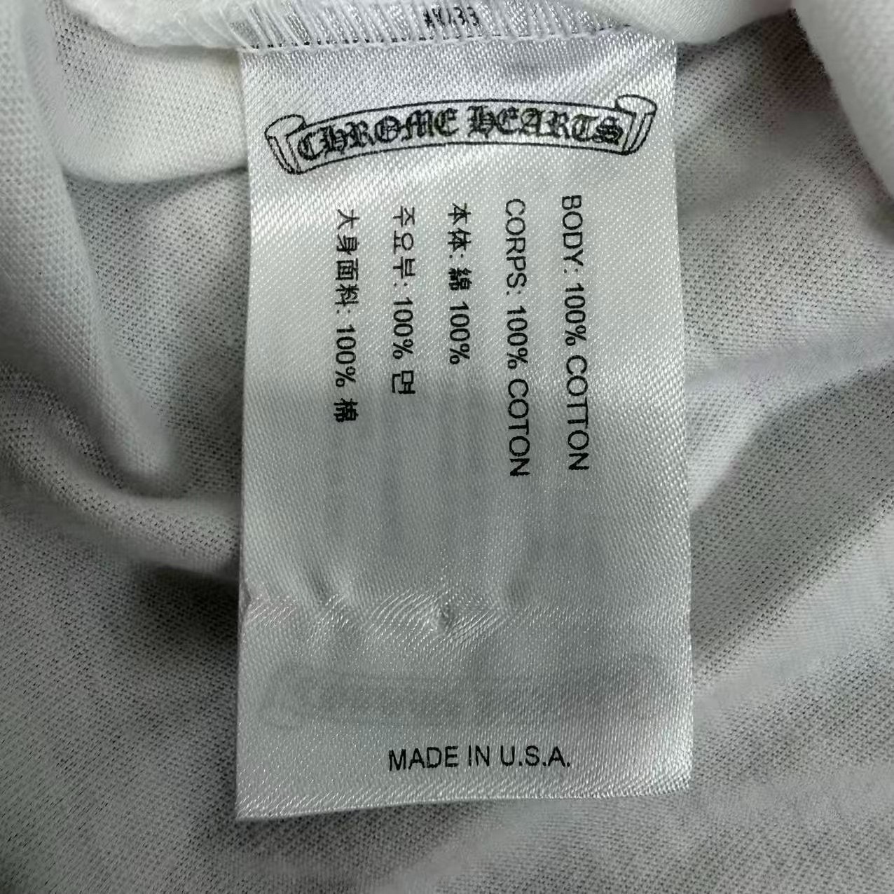 Chrome Hearts NY Limited Long Sleeve Tee — back