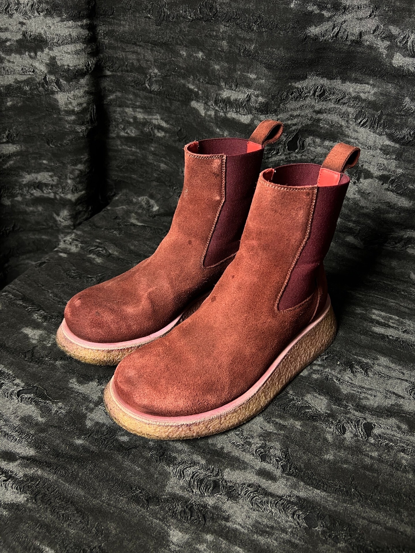Rick Owens 19FW Thick Sole Chelsea Boots