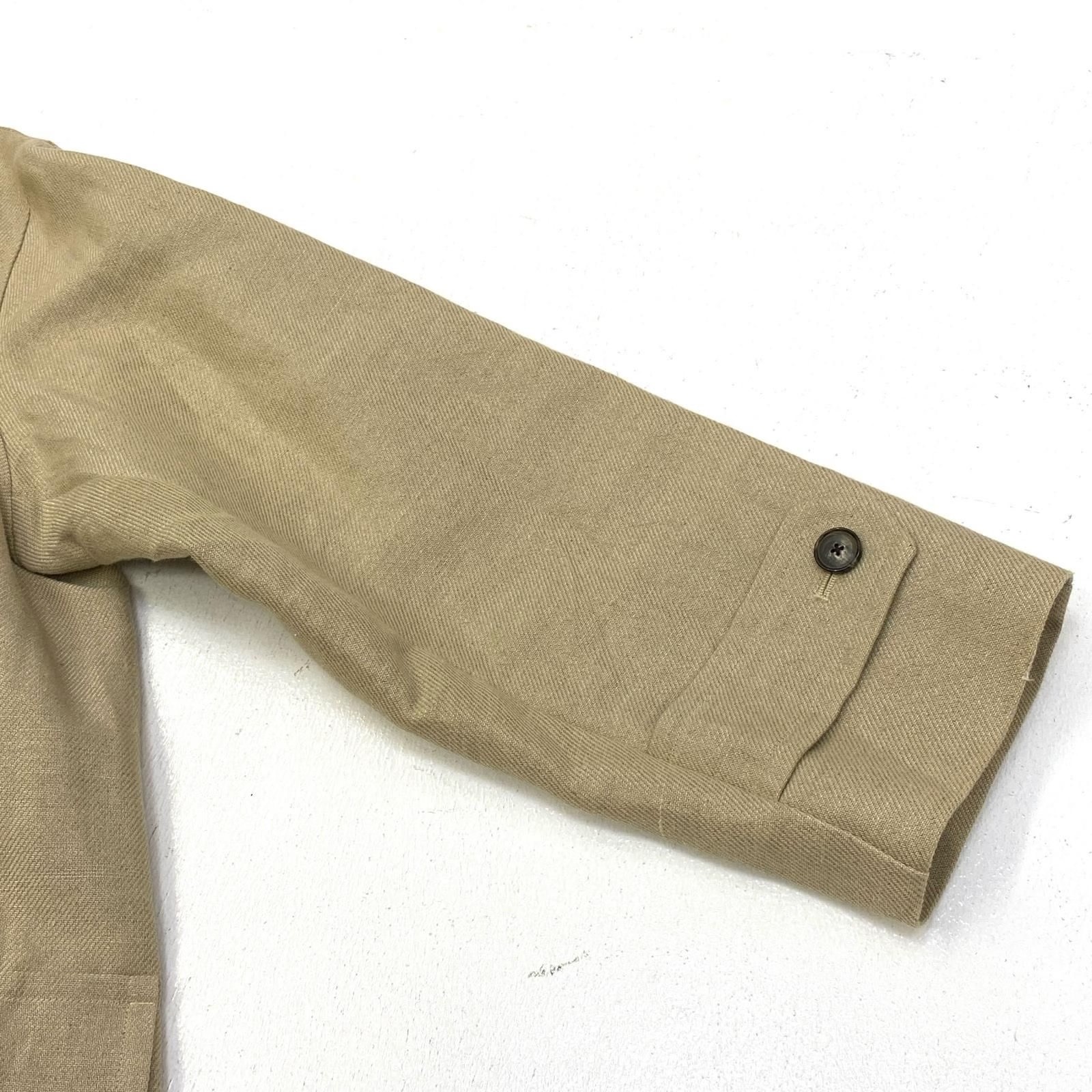 A.Presse 23ss Linen-Cotton Overcoat — back
