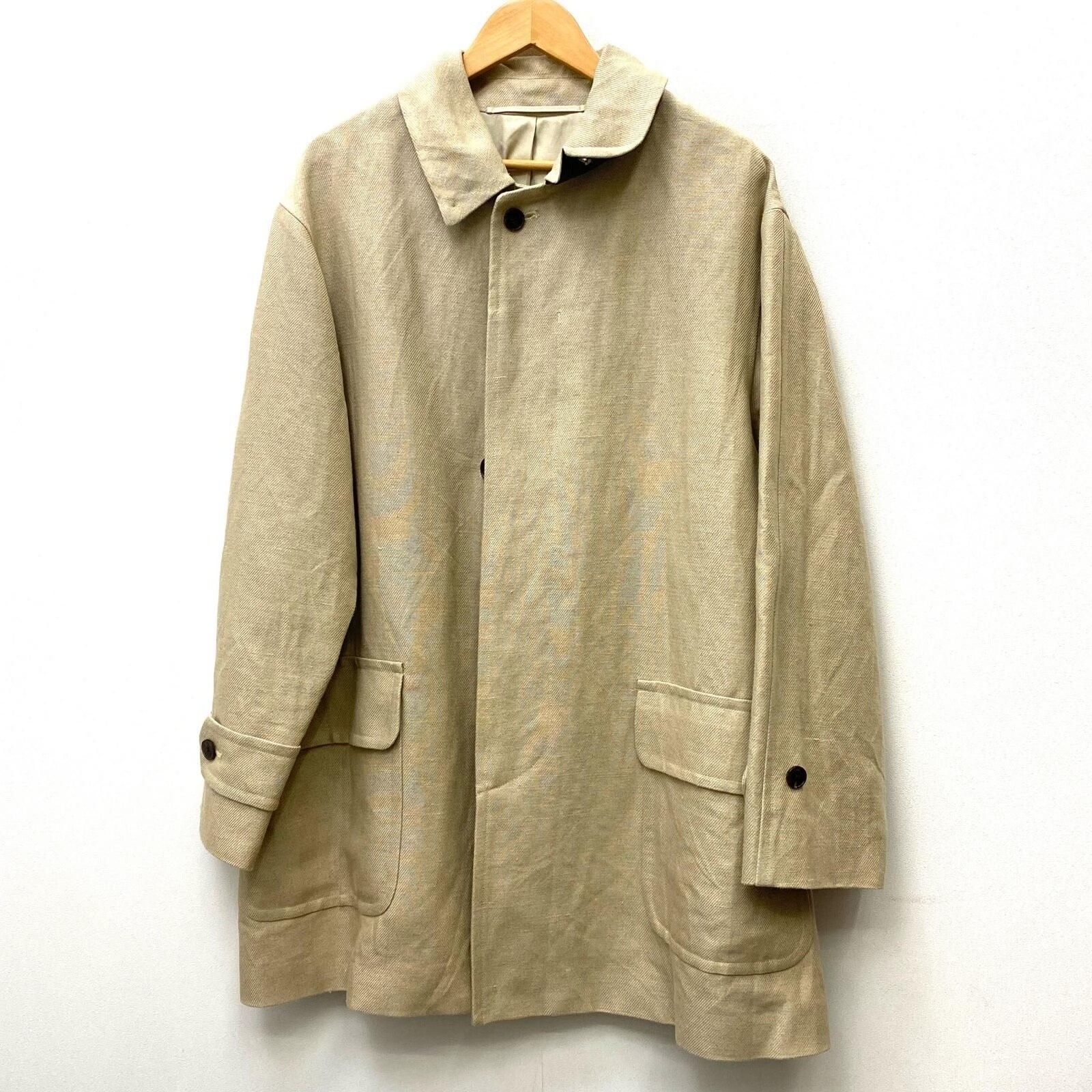 A.Presse 23ss Linen-Cotton Overcoat