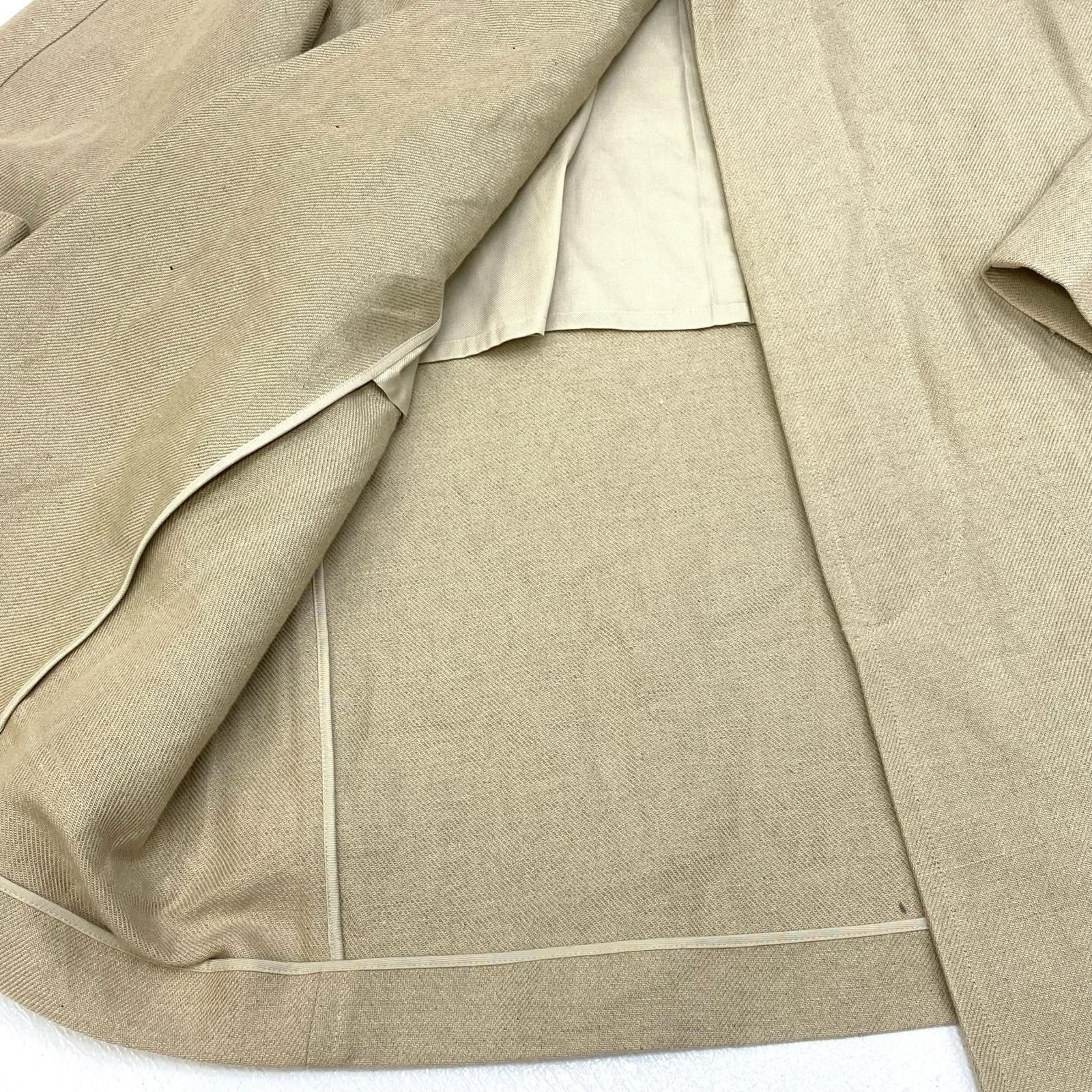 A.Presse 23ss Linen-Cotton Overcoat — label