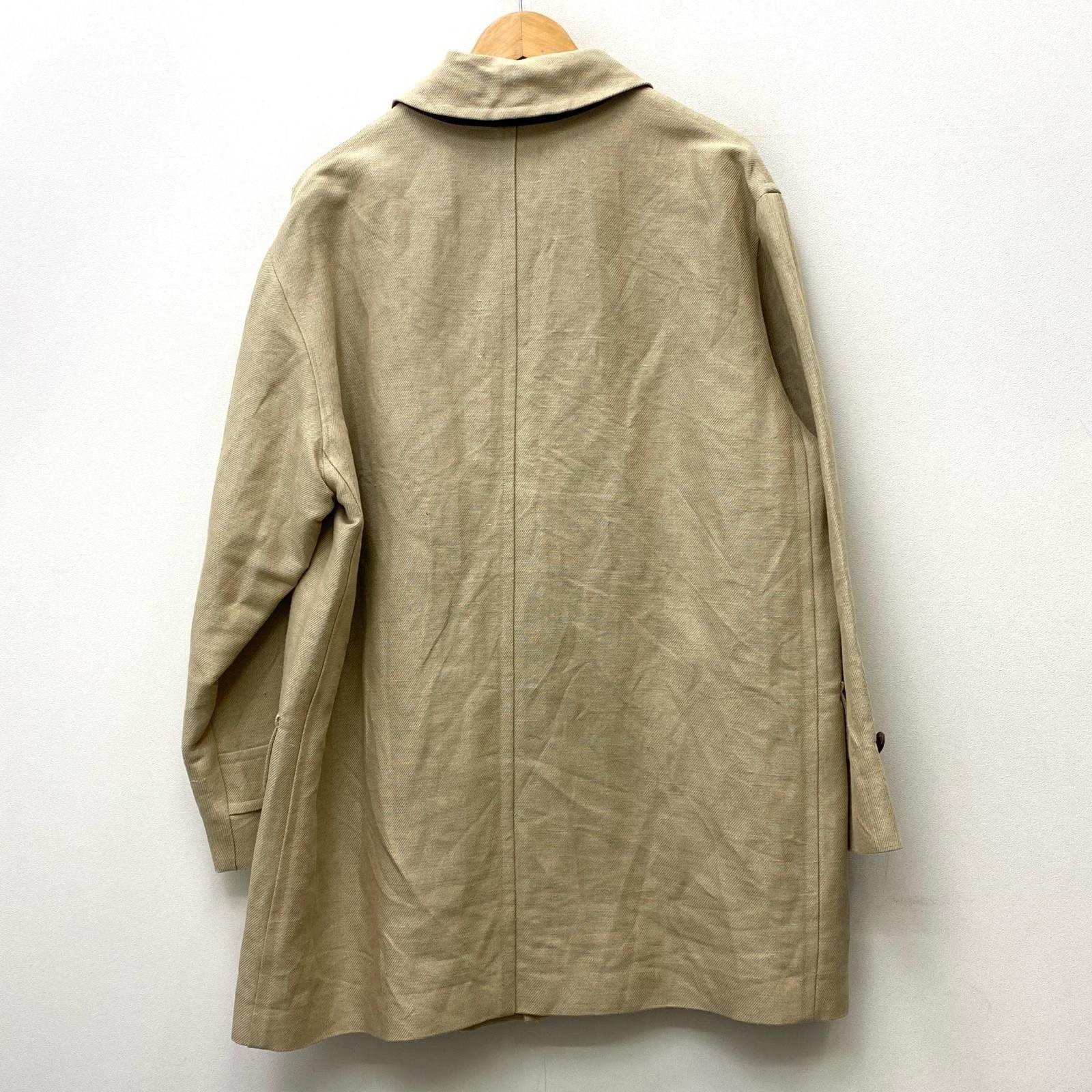 A.Presse 23ss Linen-Cotton Overcoat — front