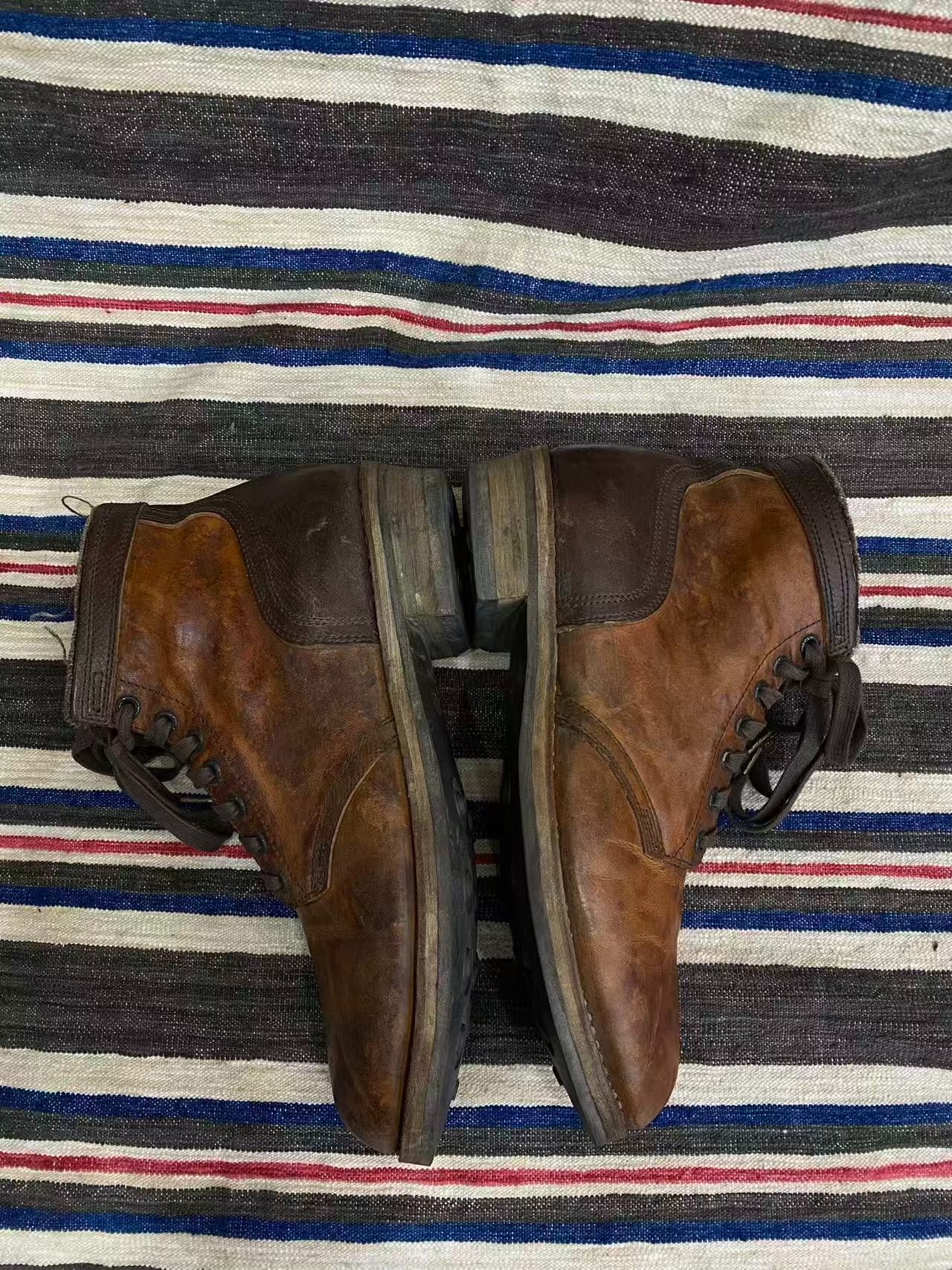 VISVIM 19AW ICT Mud Dyed Boots — front