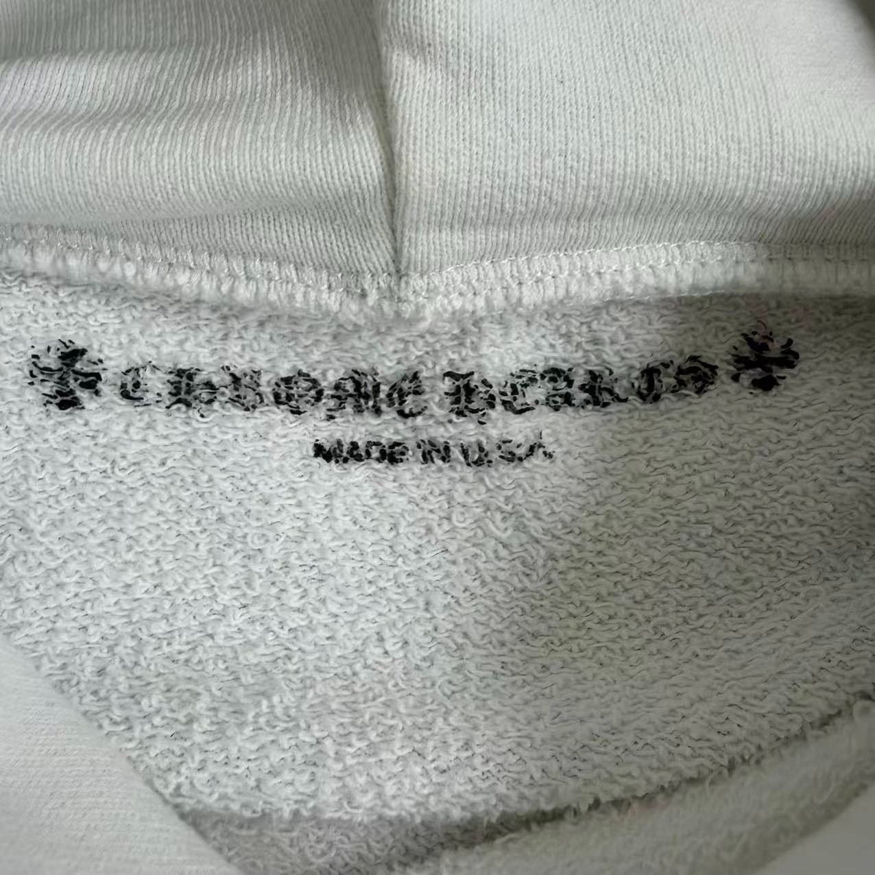 Chrome Hearts Mattyboy White Hoodie — front