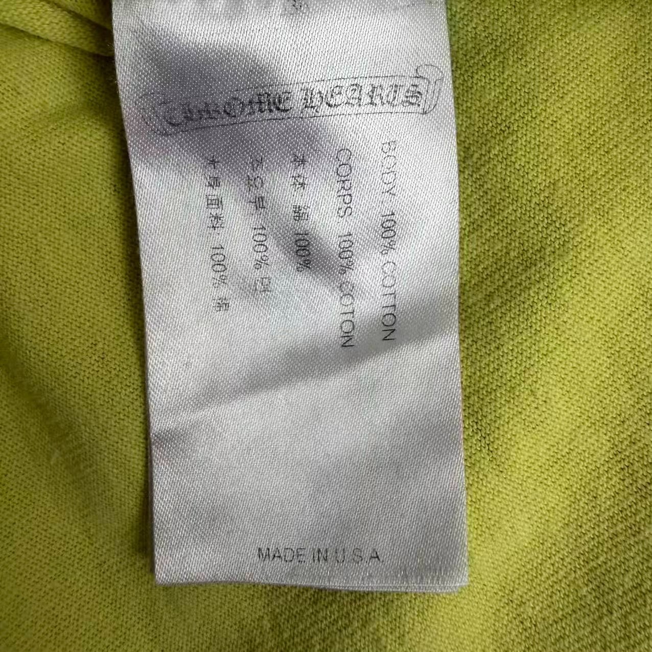 Chrome Hearts Mattyboy Apple Green Long-sleeve Tee — back