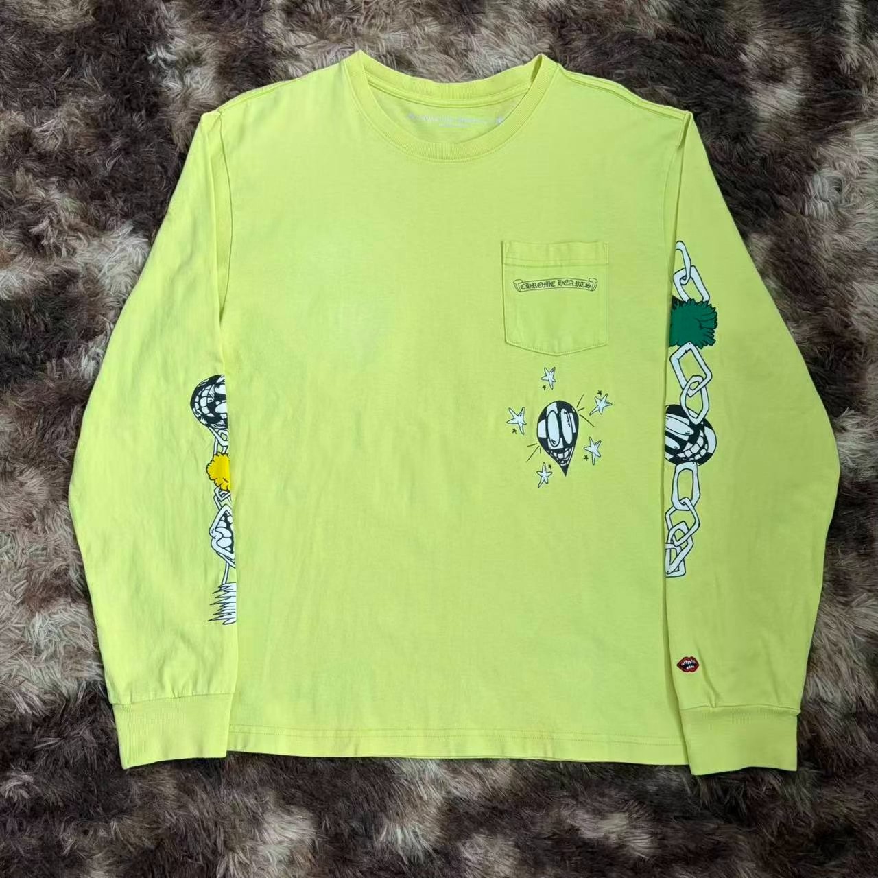 Chrome Hearts Mattyboy Apple Green Long-sleeve Tee