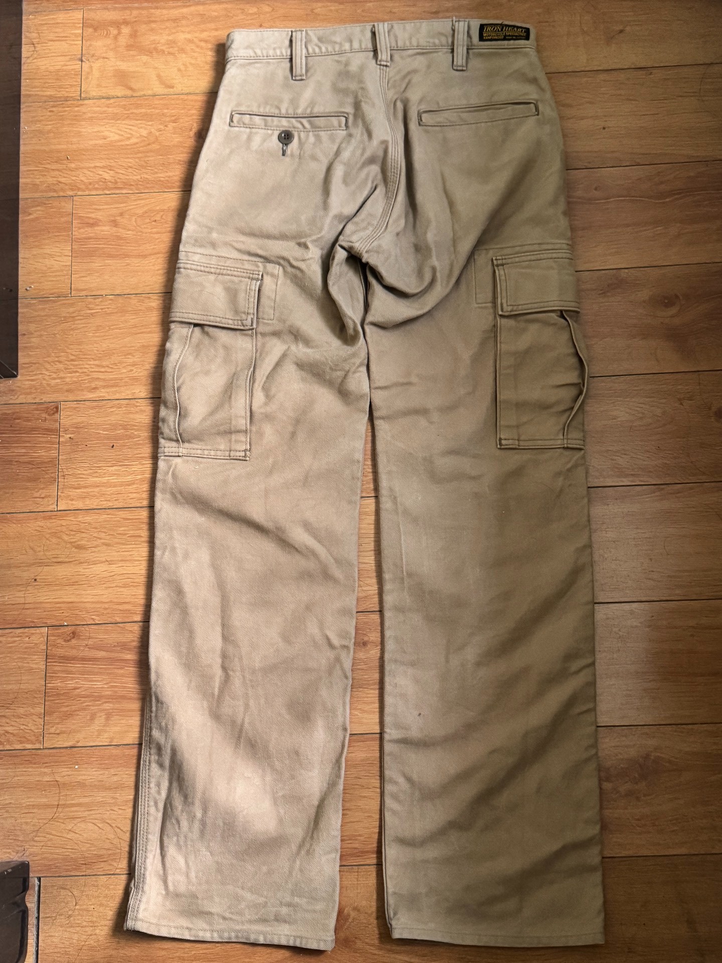Iron Heart Double-Knee Khaki Work Pants W29 — front