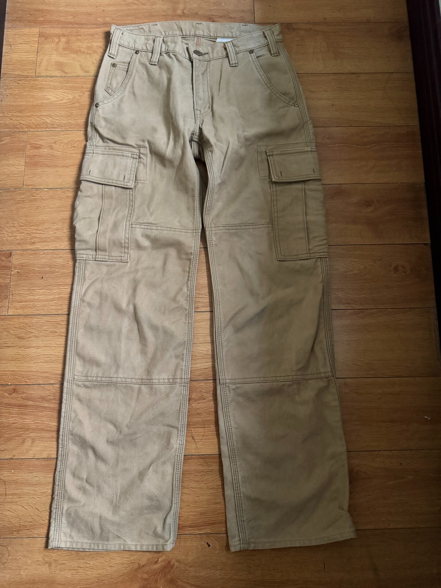 Iron Heart Double-Knee Khaki Work Pants W29