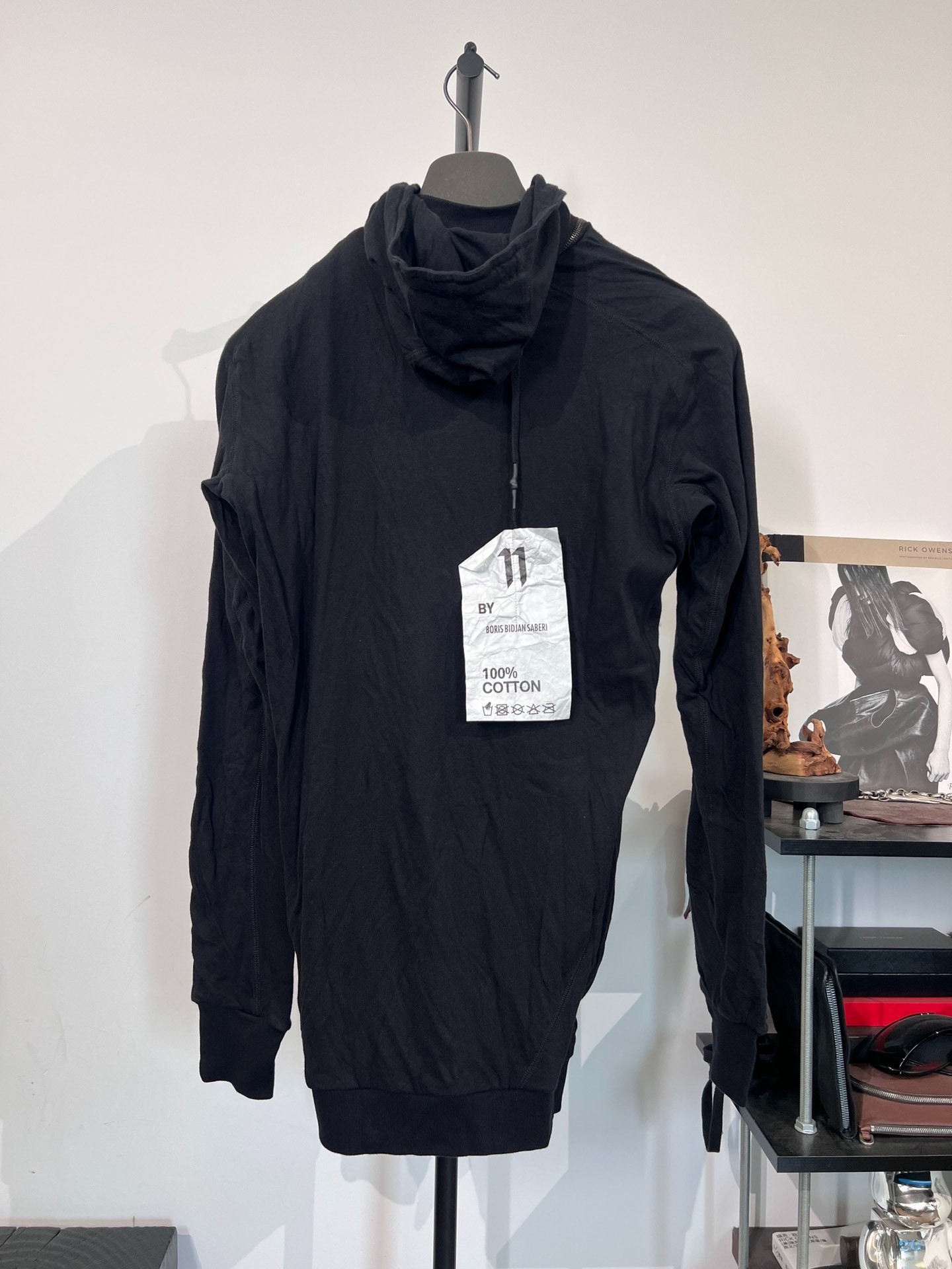 Boris Bidjan Saberi Z1F Hooded Zip Jacket — front
