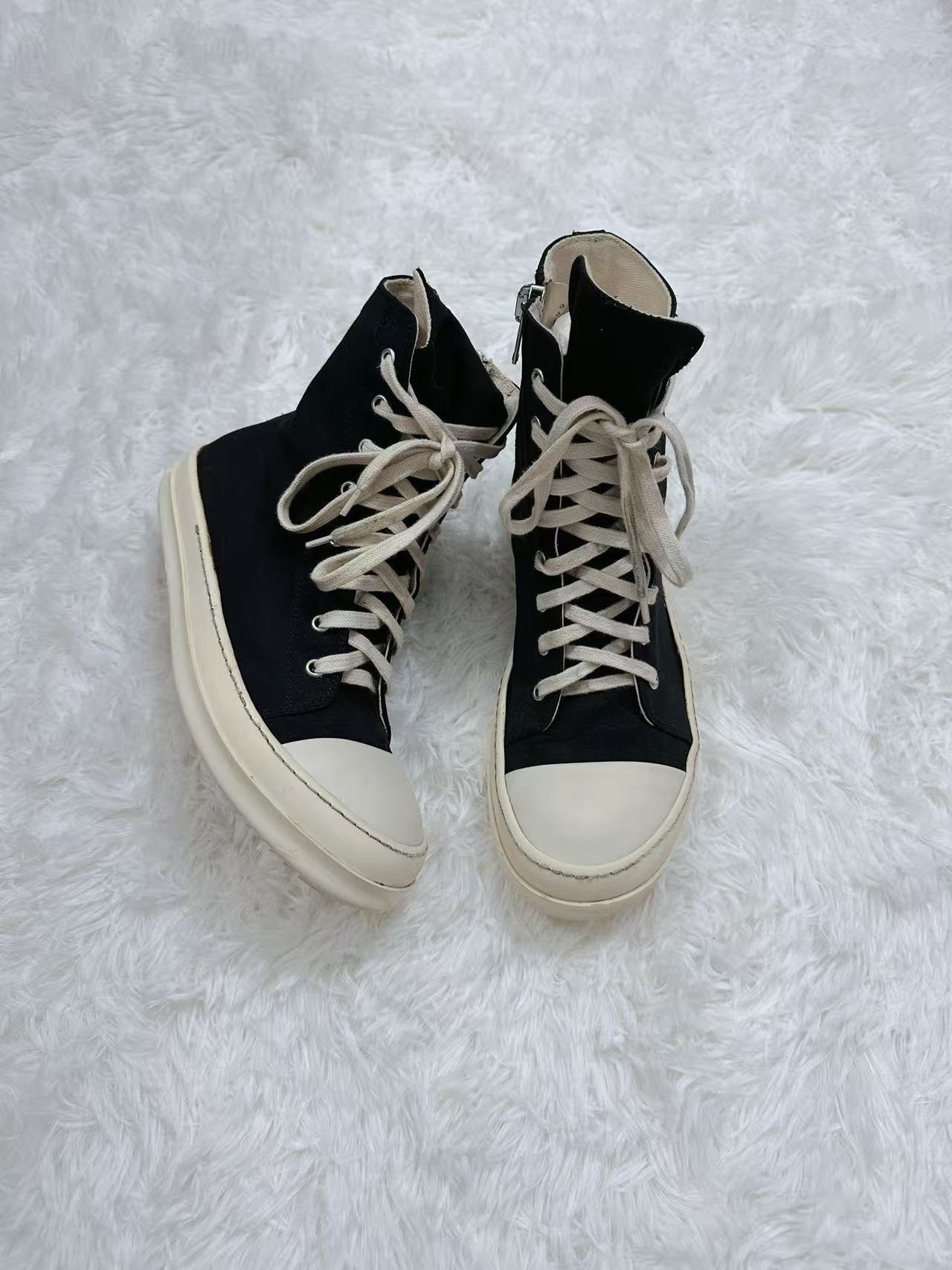 Rick Owens DRKSHDW High-Top Satin — back