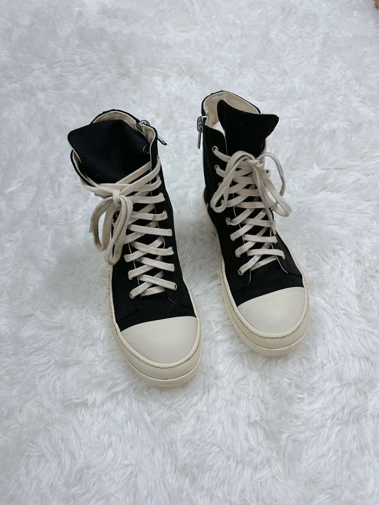 Rick Owens DRKSHDW High-Top Satin — detail