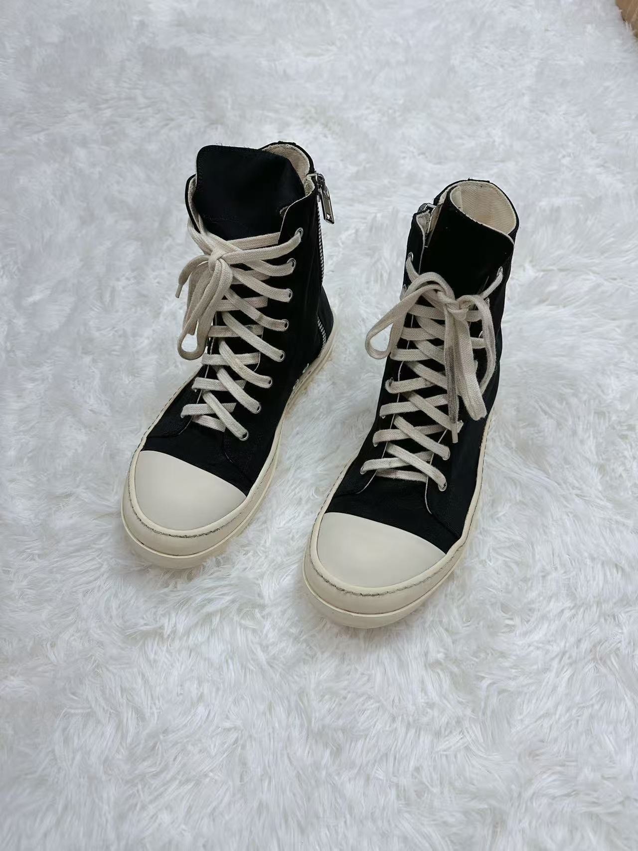 Rick Owens DRKSHDW High-Top Satin — front