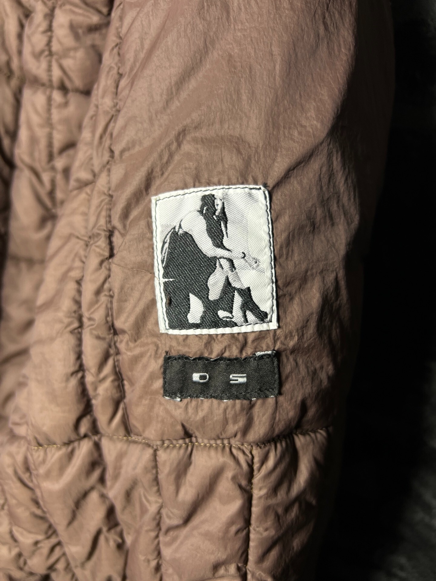 Rick Owens 14FW MA1 Flight Jacket — label