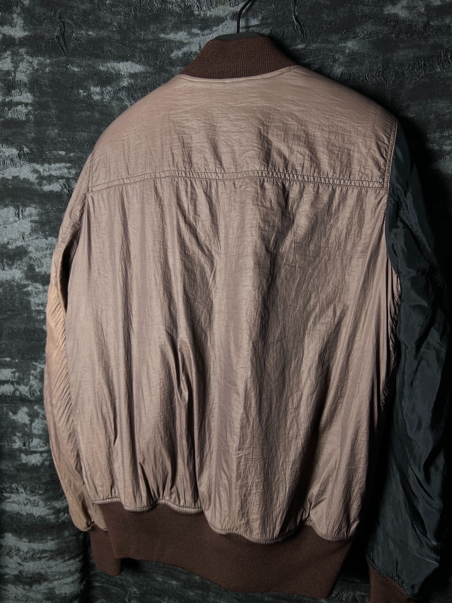 Rick Owens 14FW MA1 Flight Jacket — detail