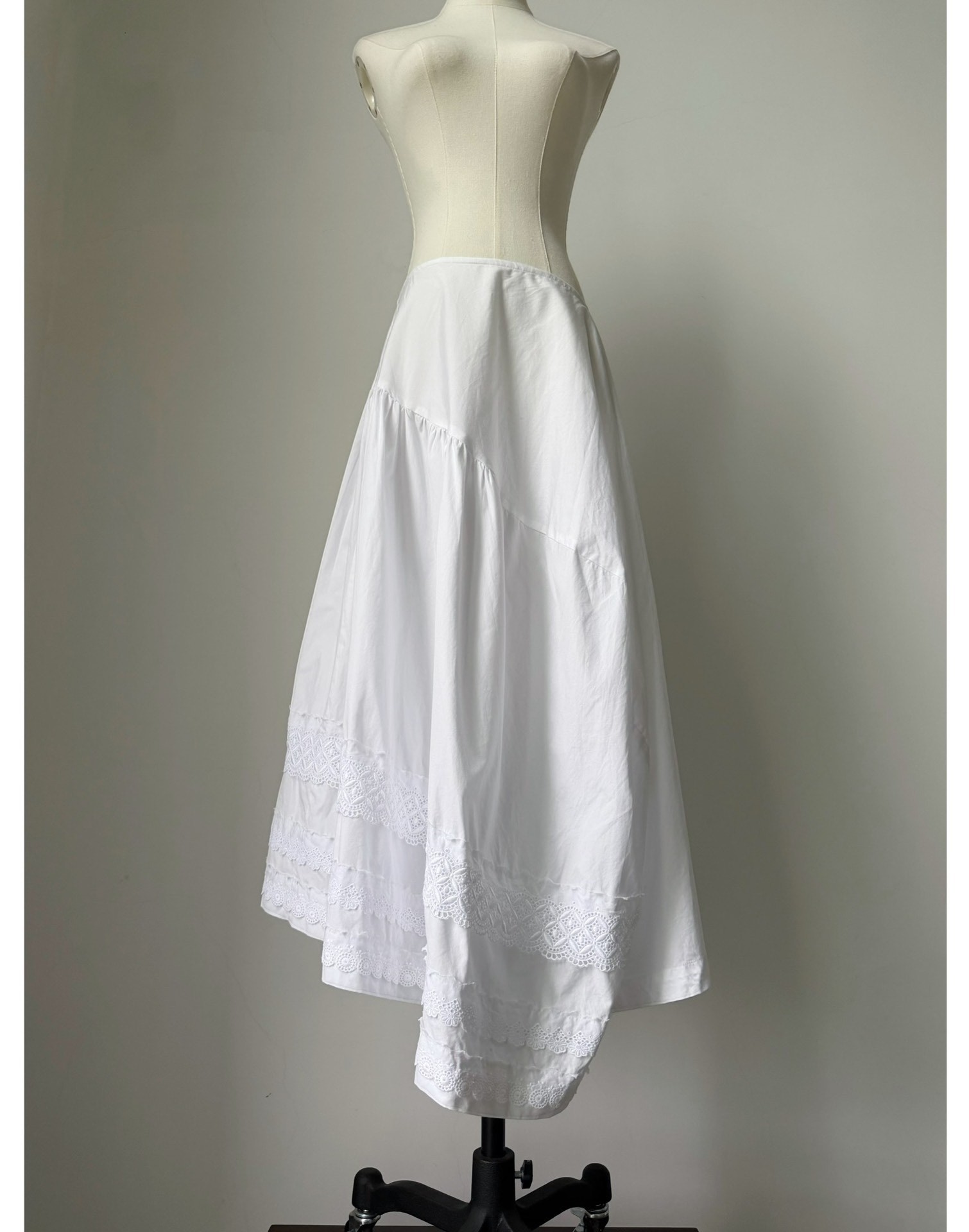 Comme des Garcons 1998 Asymmetric Cotton Skirt