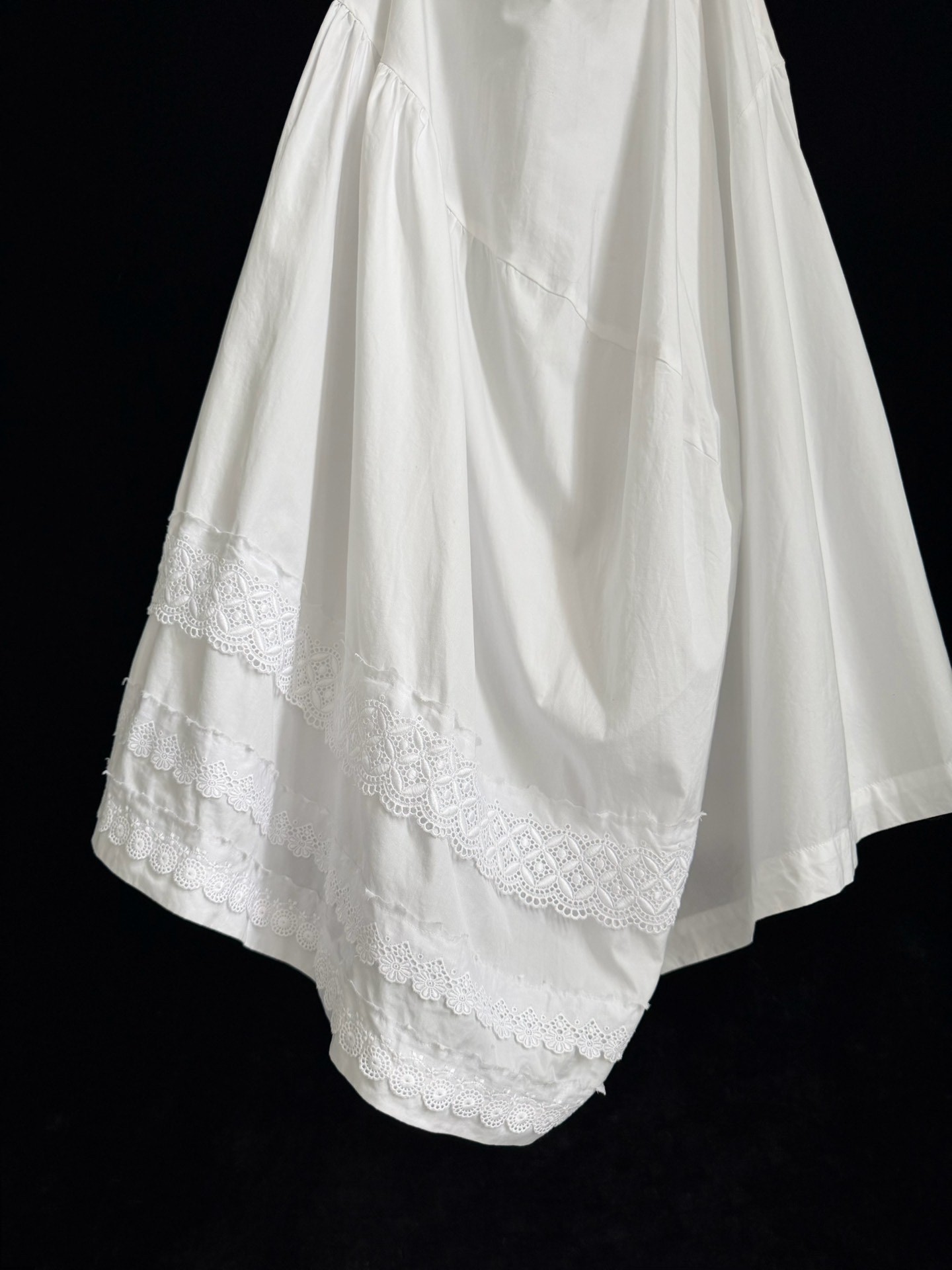 Comme des Garcons 1998 Asymmetric Cotton Skirt — label
