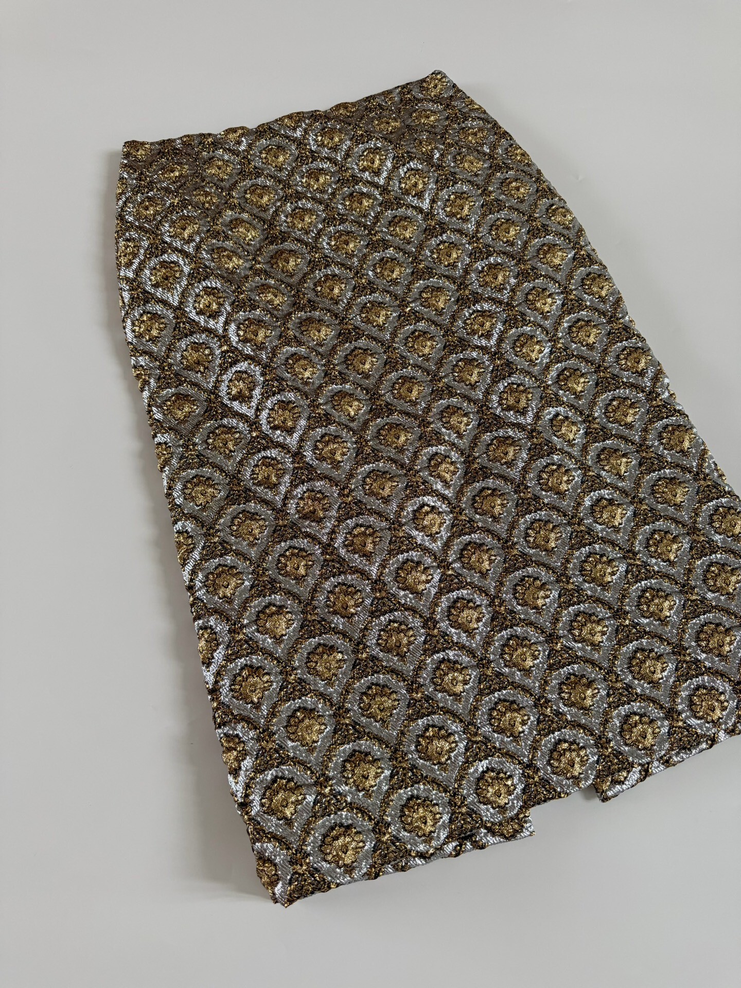 Dries Van Noten Baroque Jacquard Skirt — label