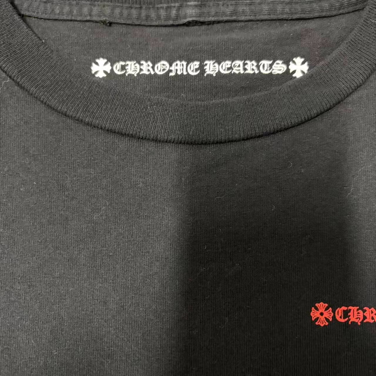 Chrome Hearts Black Matty Boy Long Sleeve — detail