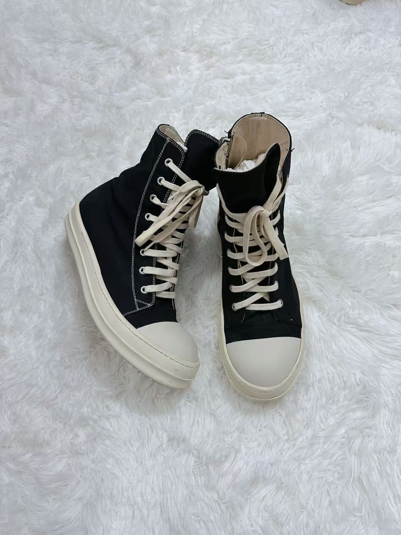Rick Owens DRKSHDW High-Top Shoes — back