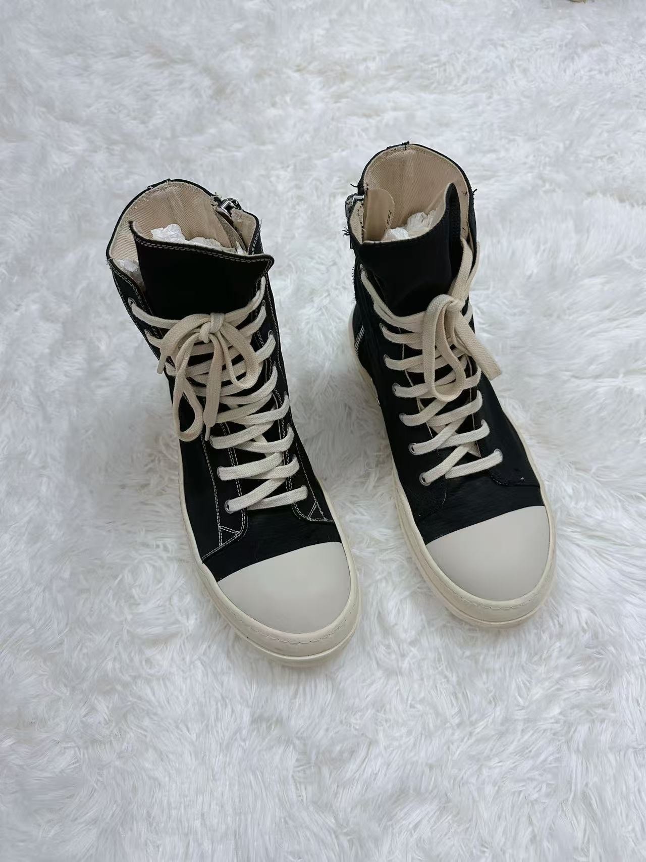 Rick Owens DRKSHDW High-Top Shoes — detail