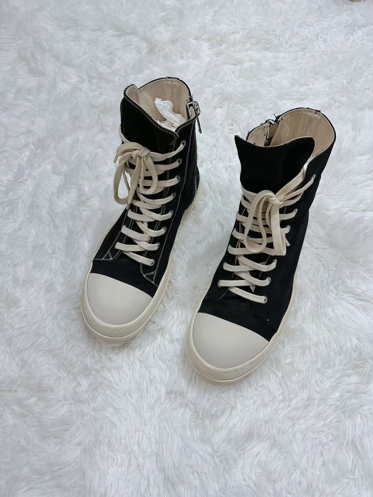 Rick Owens DRKSHDW High-Top Shoes — front