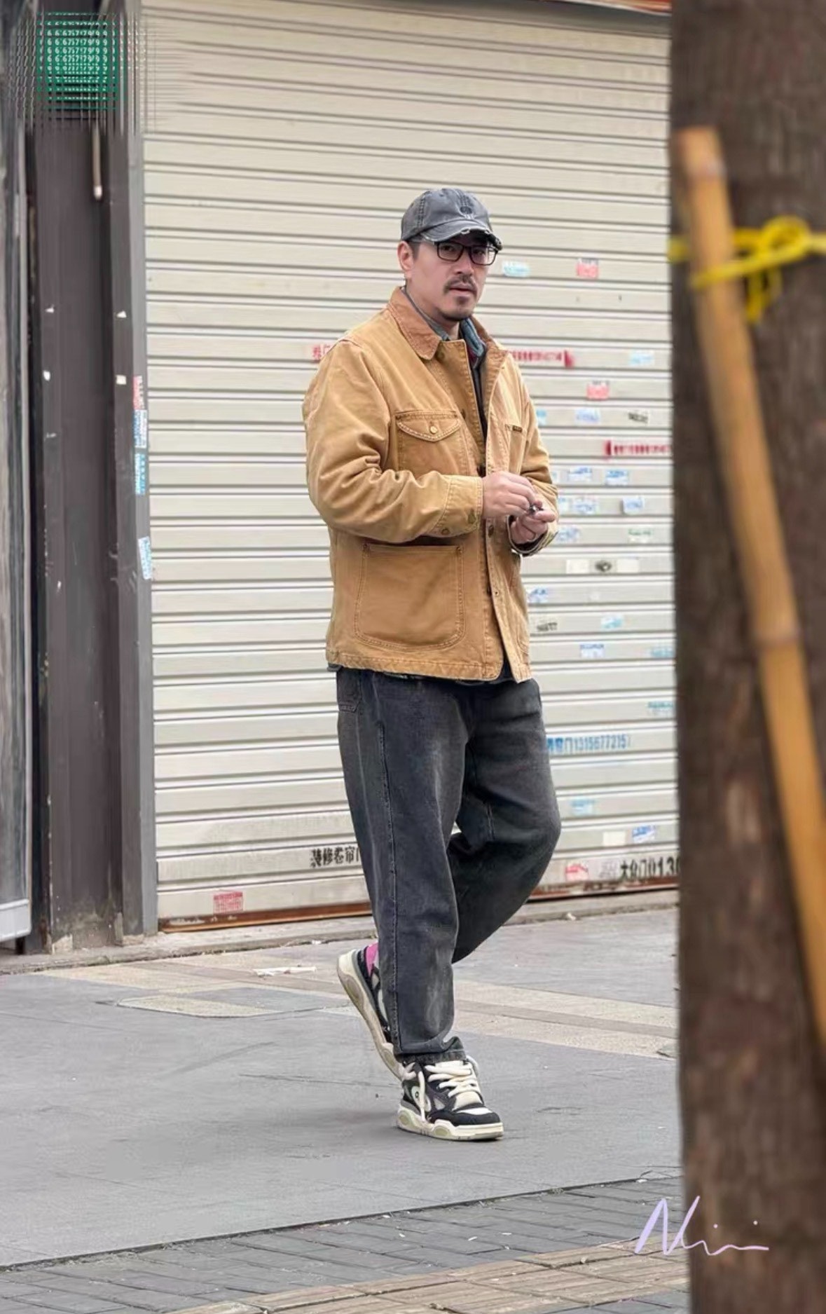 RRL Barn Style Canvas Work Jacket — back