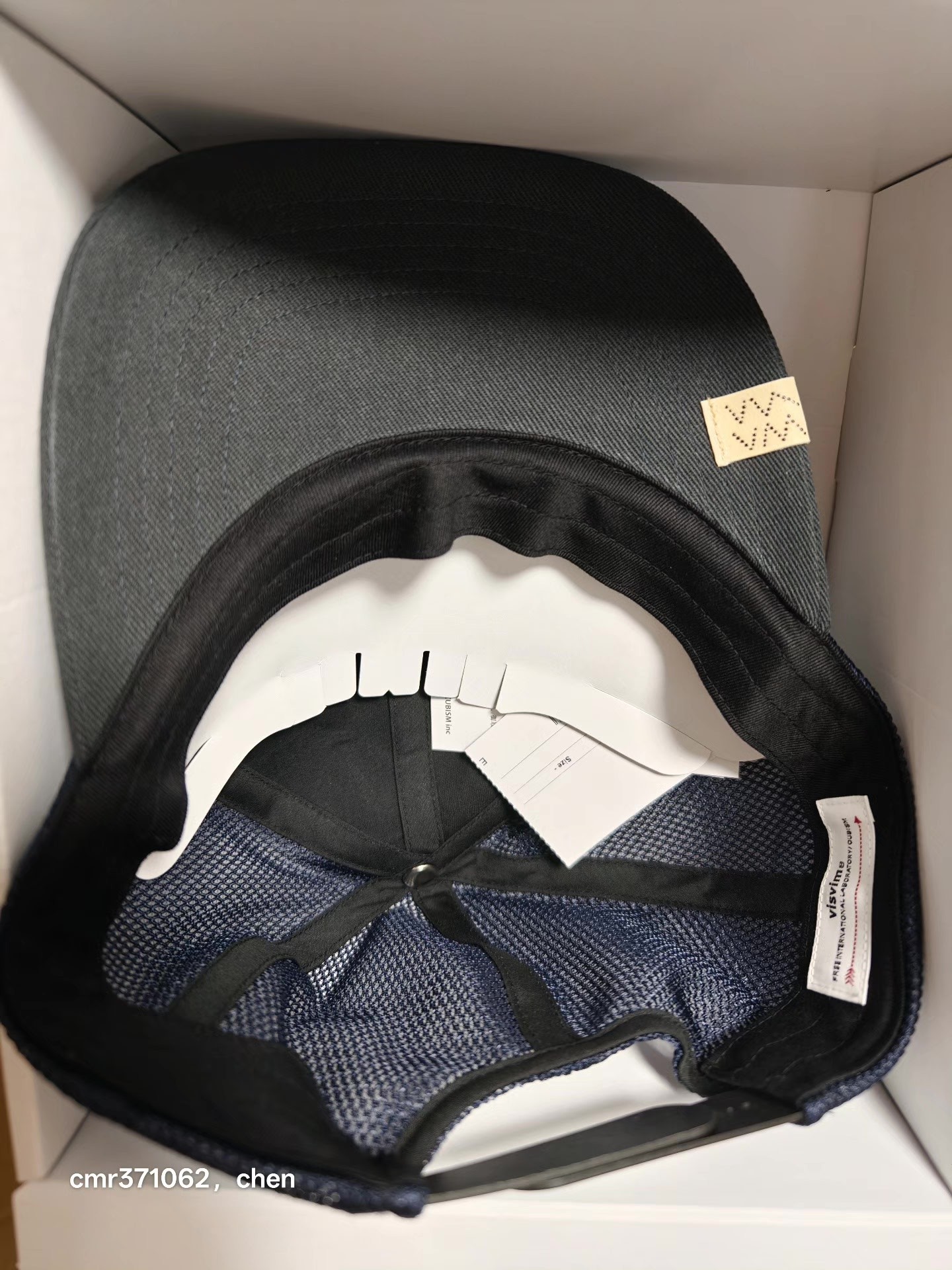 Visvim 26SS Spot Goodyear II Cap — label