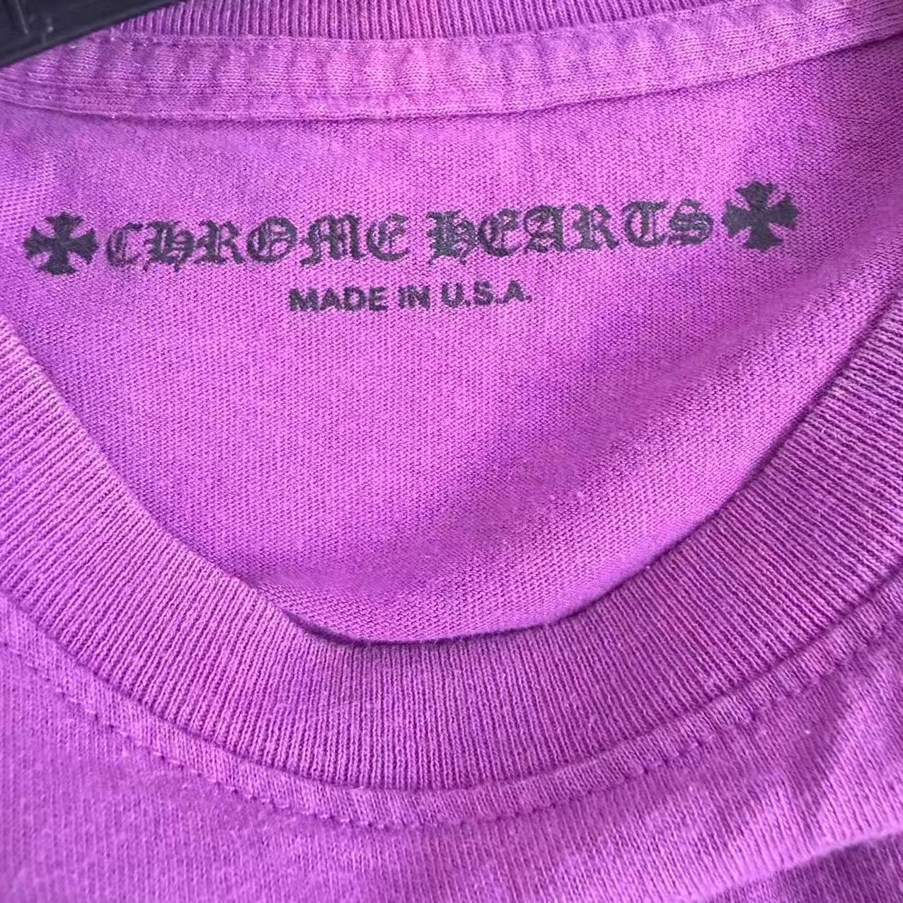 Chrome Hearts x Mattyboy Purple T-Shirt — detail