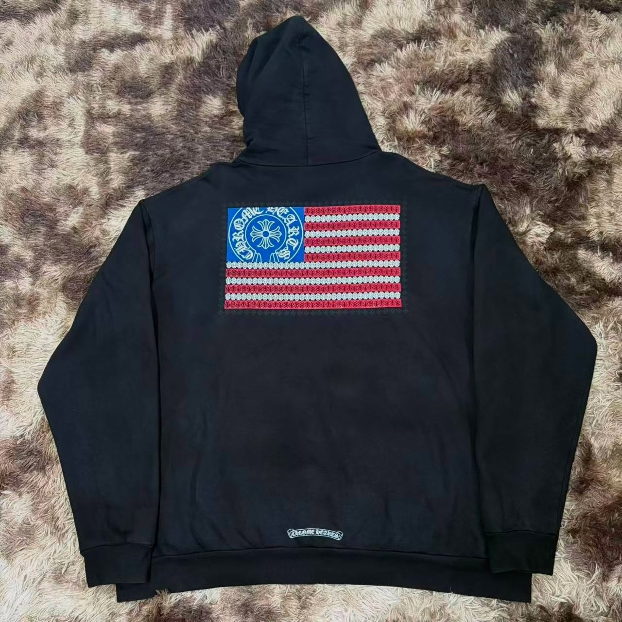 Chrome Hearts Black Flag Hoodie — front