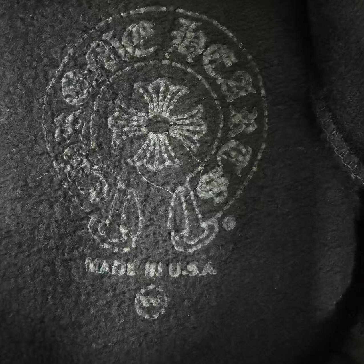 Chrome Hearts Black Flag Hoodie — detail