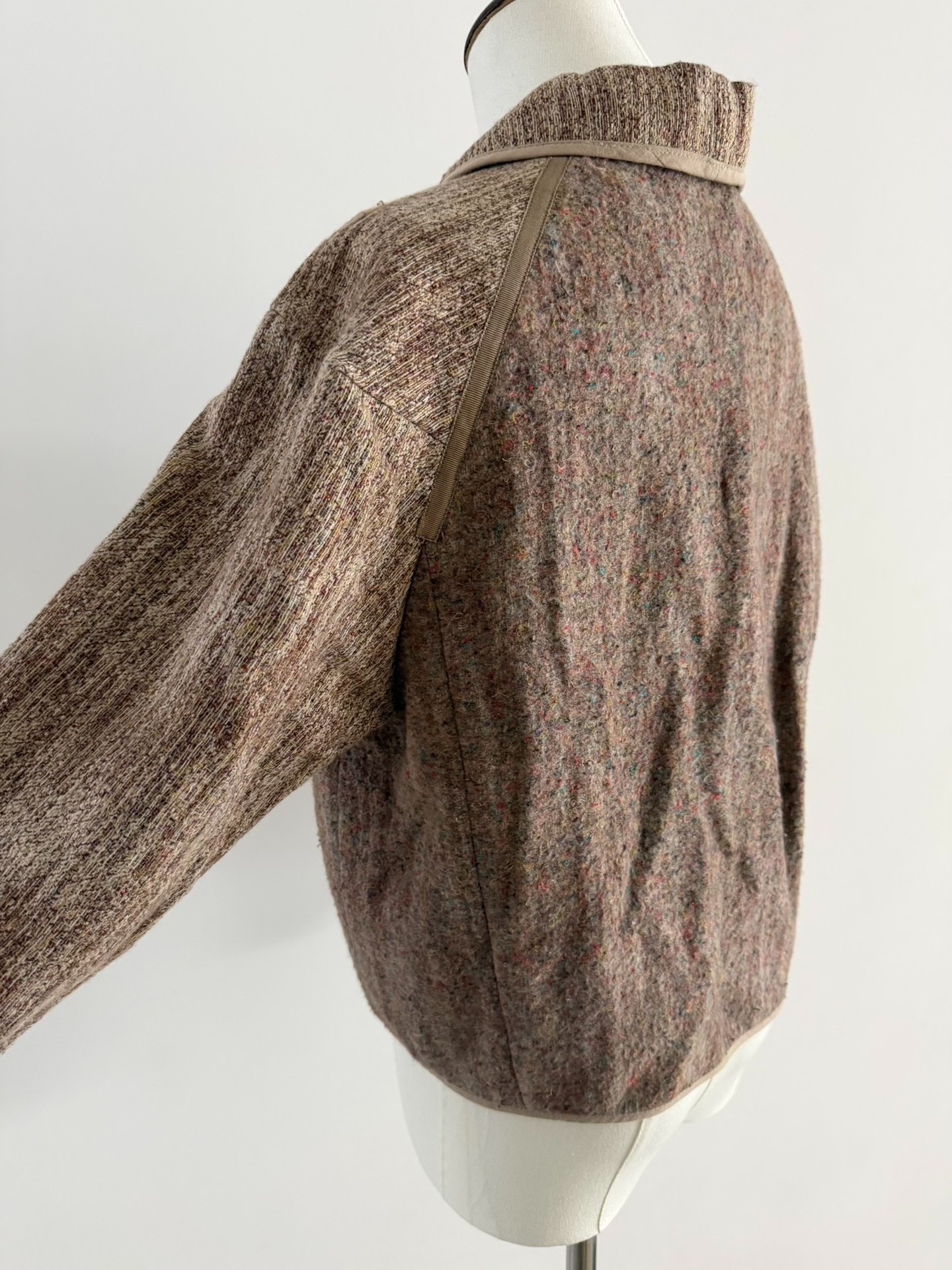 Dries Van Noten Multicolor Collared Top — back