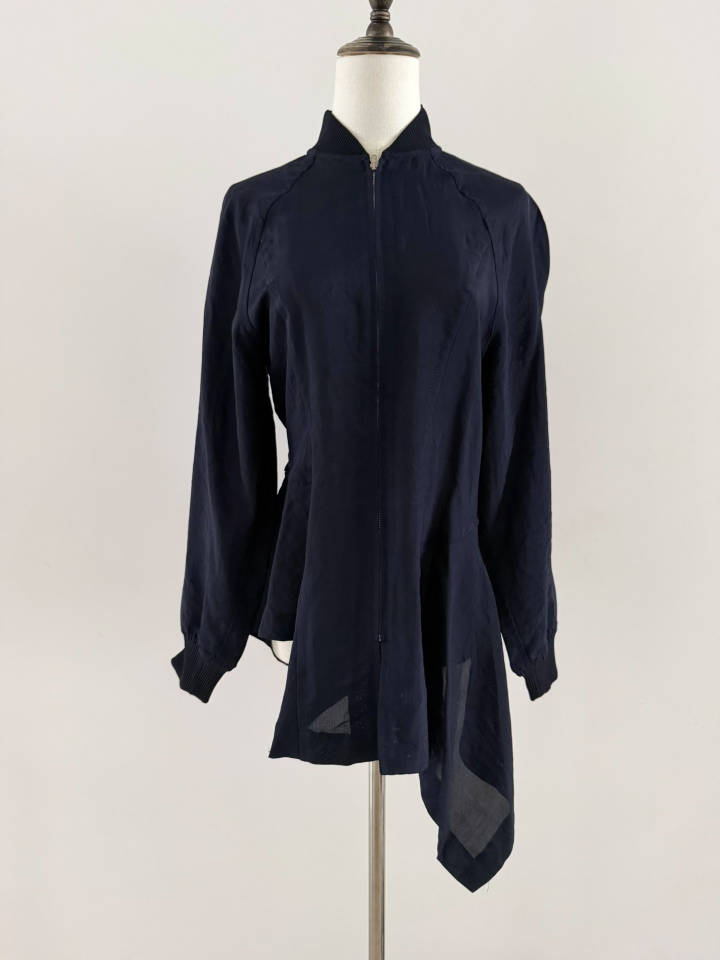 Comme des Garcons 80s Asymmetric Zip Jacket