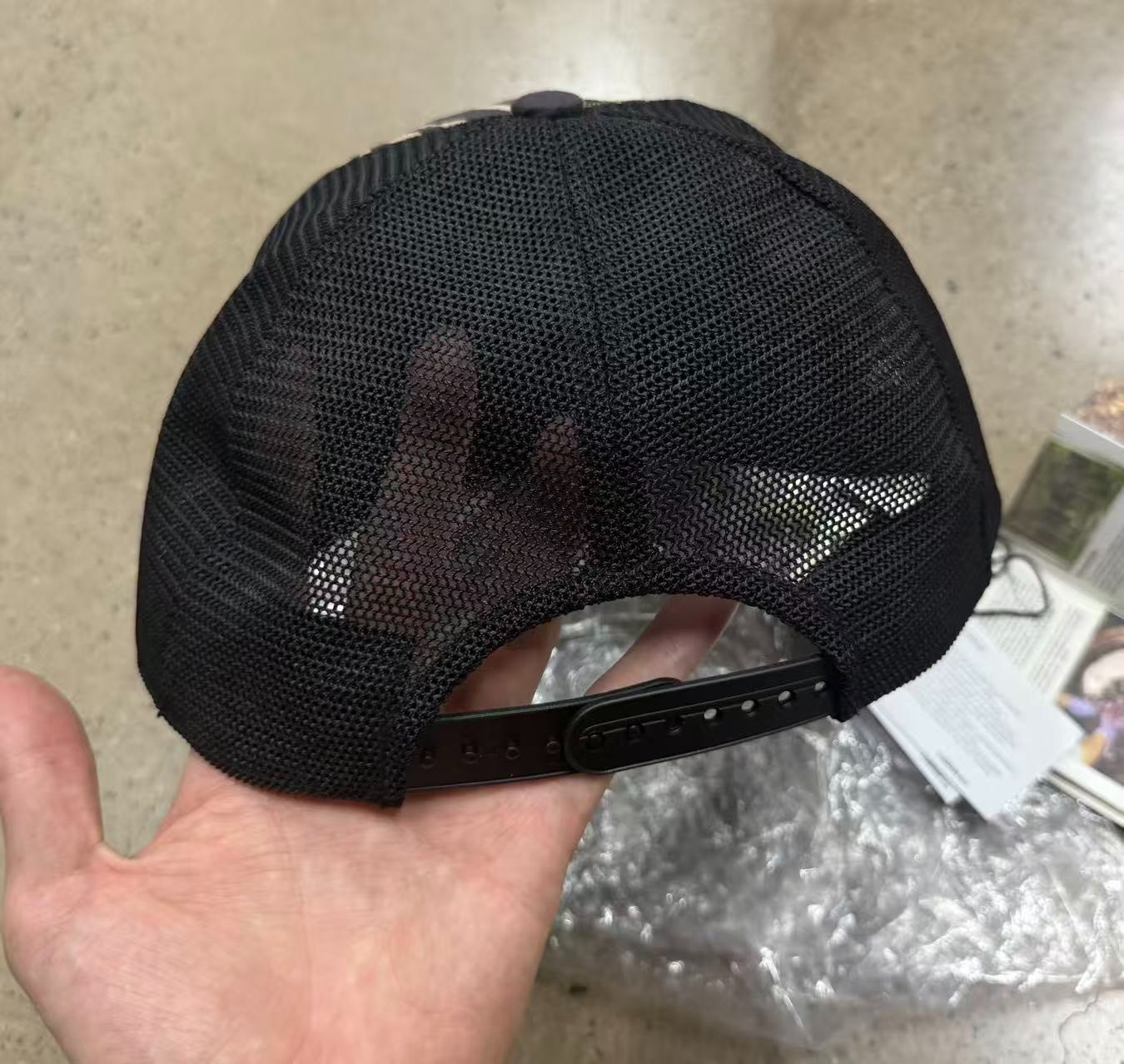 Visvim ICT Bandana Goodyear Cap — label