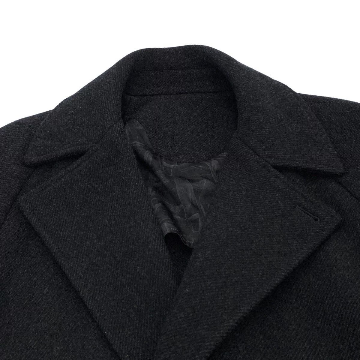 Devoa Black Wool Coat Size 3 — back