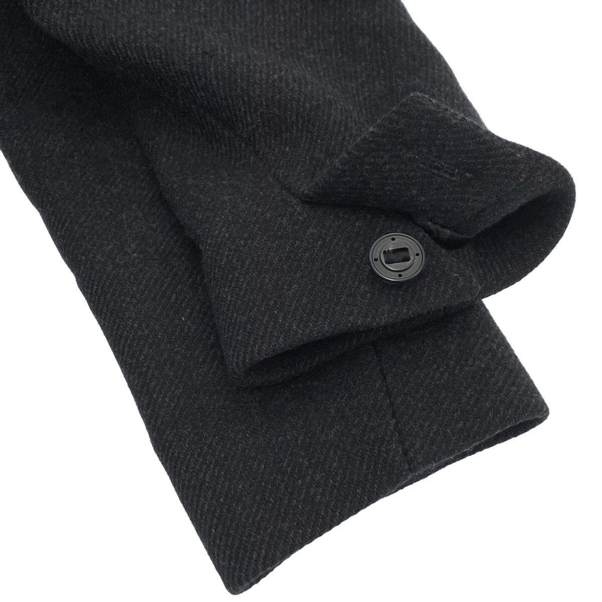 Devoa Black Wool Coat Size 3 — label