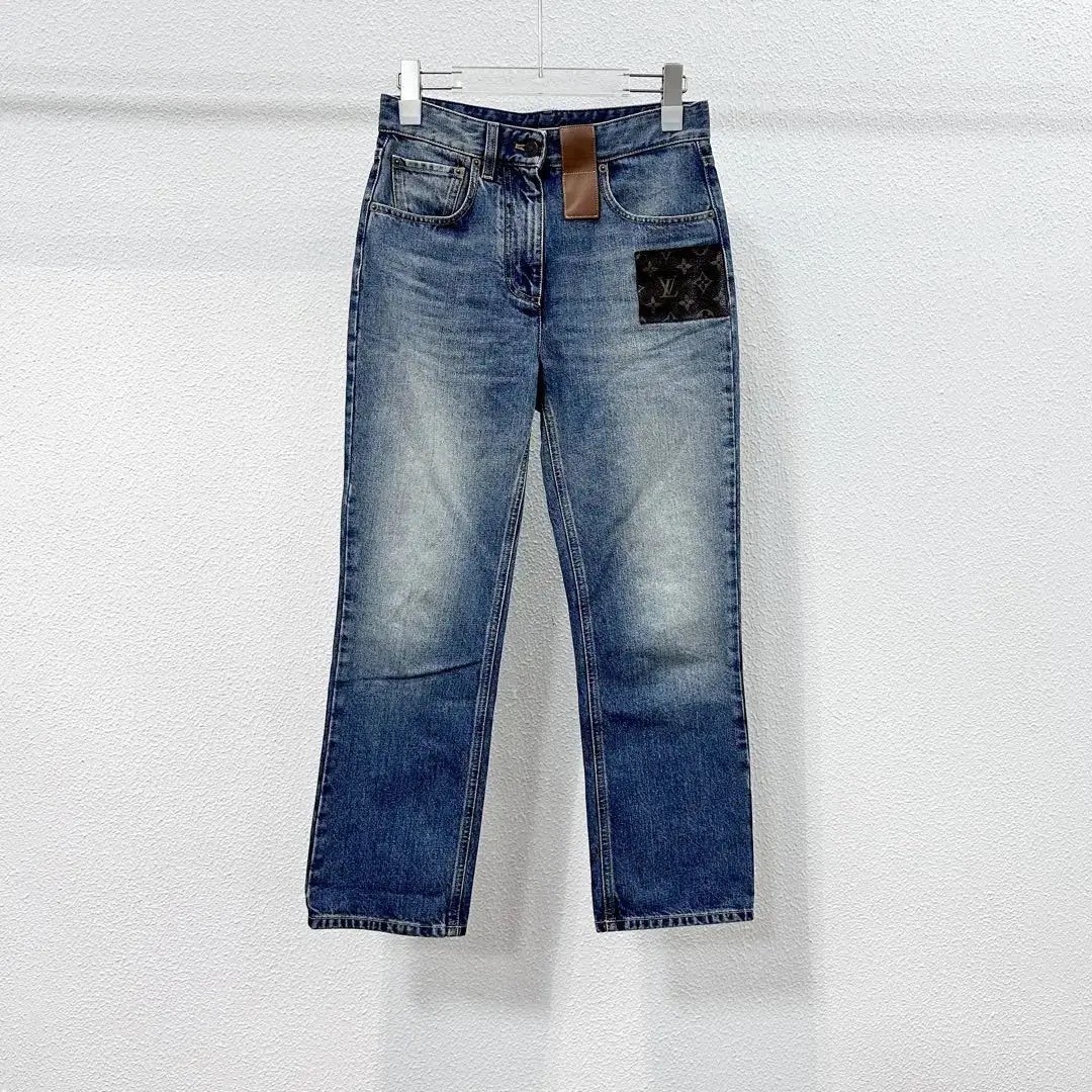 Louis Vuitton High-Waisted Straight Jeans