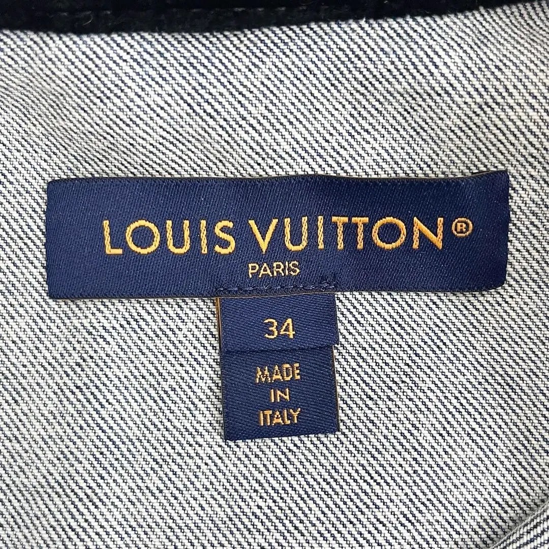 Louis Vuitton Cropped Denim Vest — back